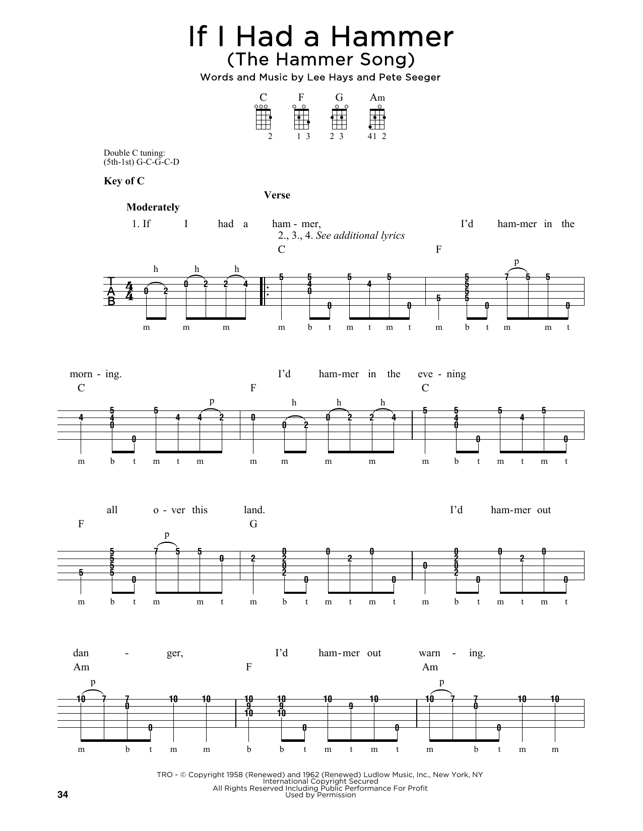 If I Had A Hammer (The Hammer Song) If I Had A Hammer (The Hammer Song)