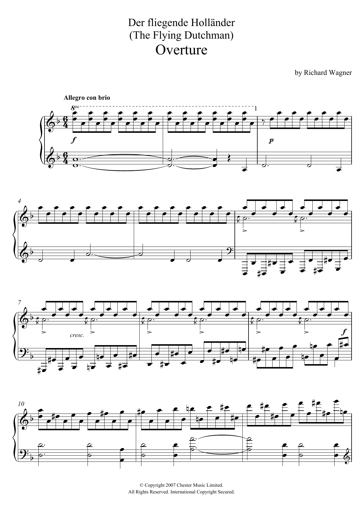 Overture from The Flying Dutchman Overture from The Flying Dutchman