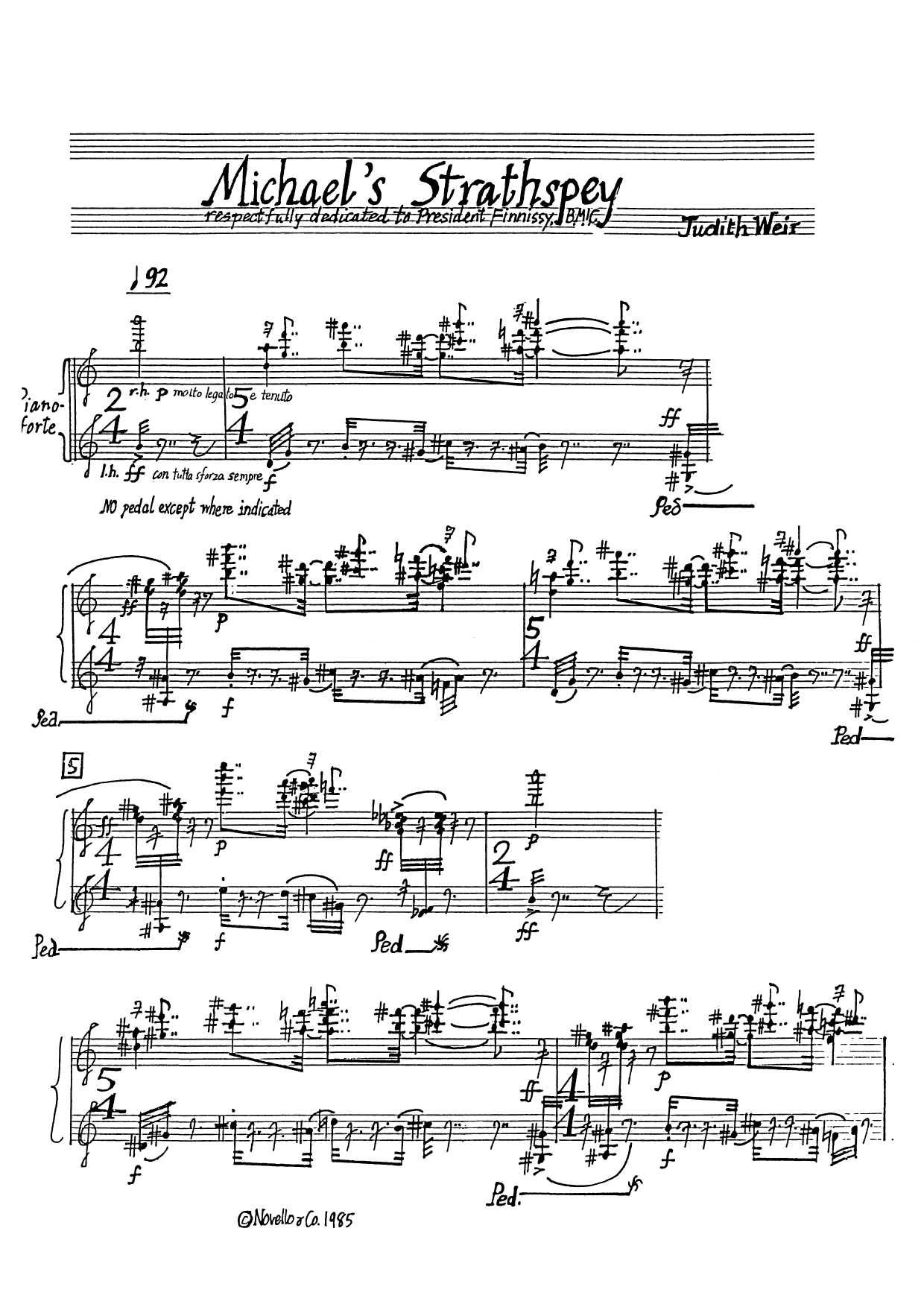 Michael’s Strathspey Michael’s Strathspey
