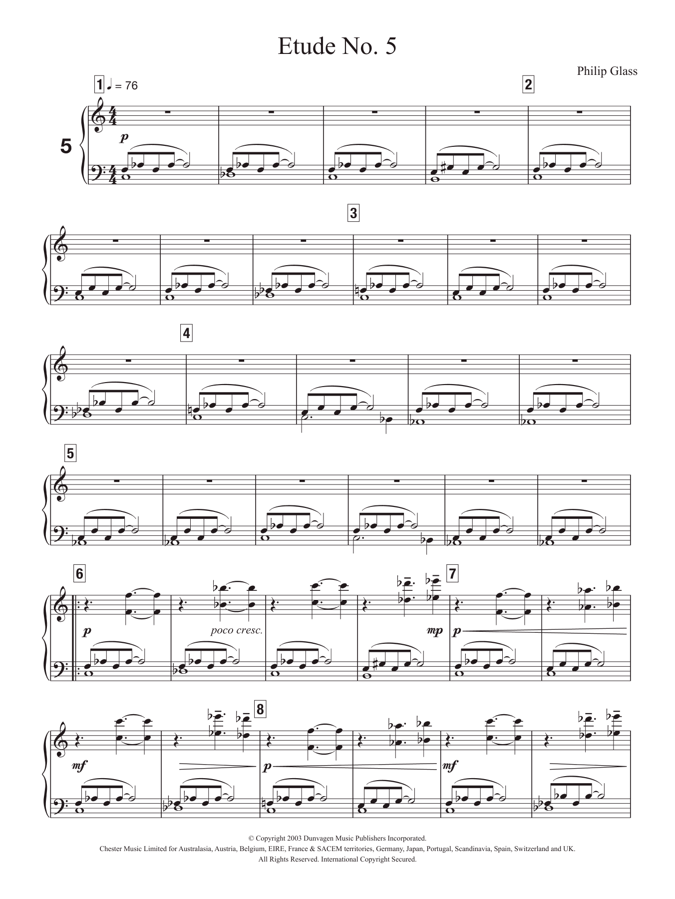 Etude No. 5 Etude No. 5