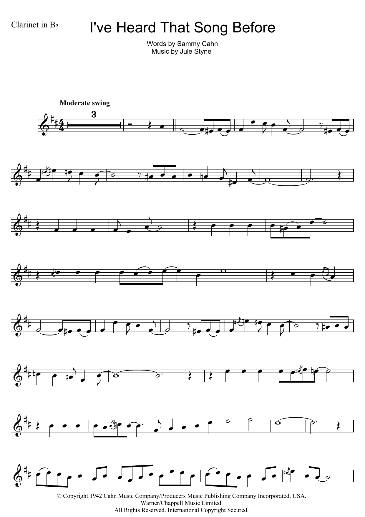 I’ve Heard That Song Before I’ve Heard That Song Before