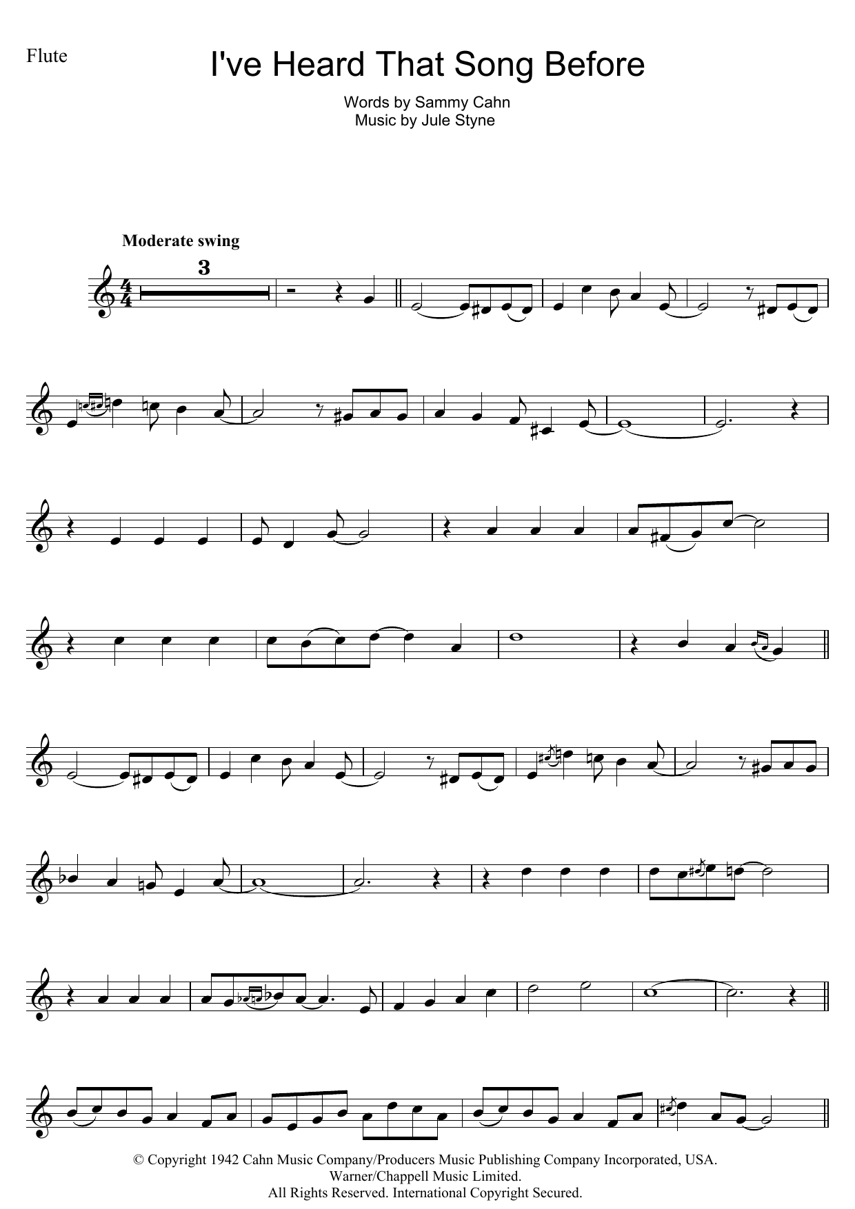 I’ve Heard That Song Before I’ve Heard That Song Before