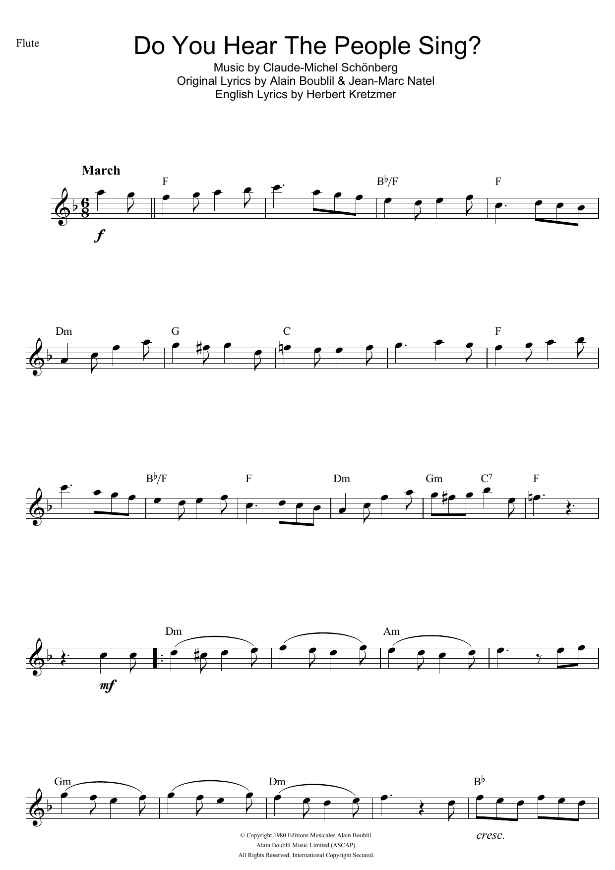 Do You Hear The People Sing? (from Les Miserables) Do You Hear The People Sing? (from Les Miserables)