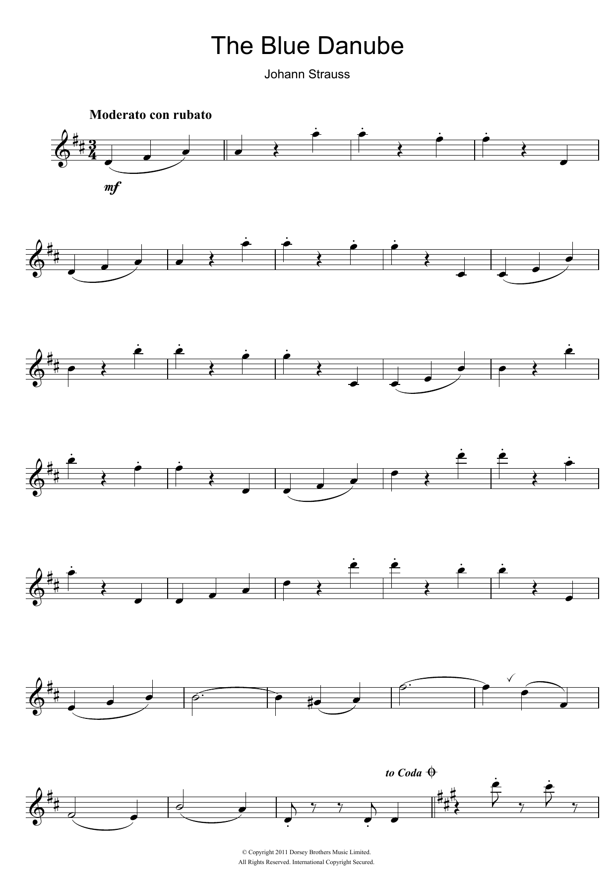 (On The Beautiful) The Blue Danube (On The Beautiful) The Blue Danube