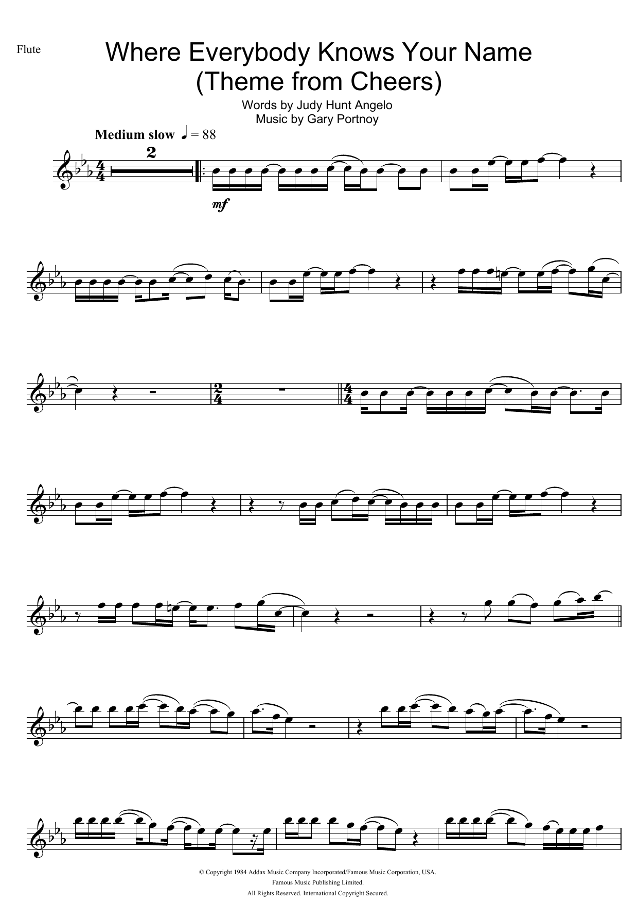 Where Everybody Knows Your Name (Theme from Cheers) Where Everybody Knows Your Name (Theme from Cheers)