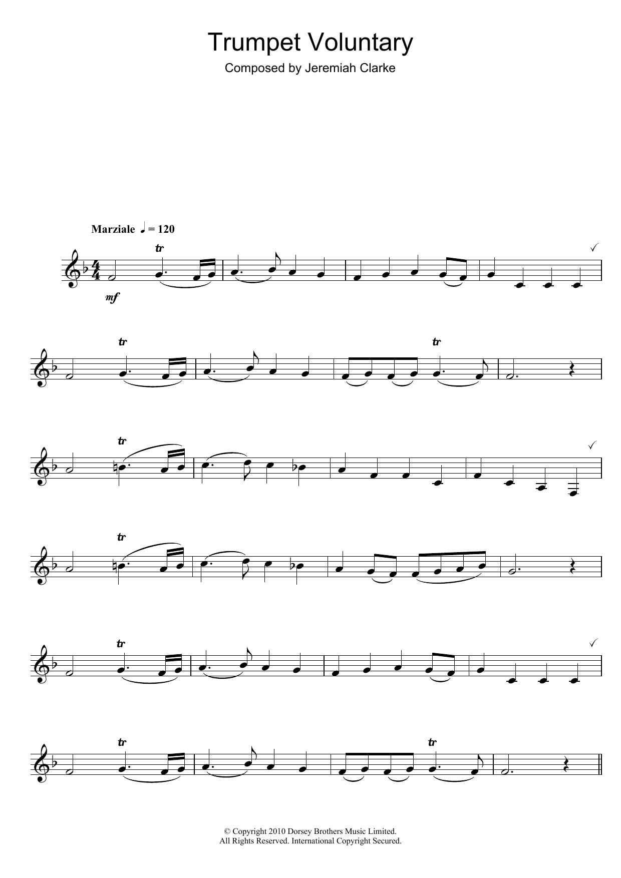 Trumpet Voluntary Trumpet Voluntary