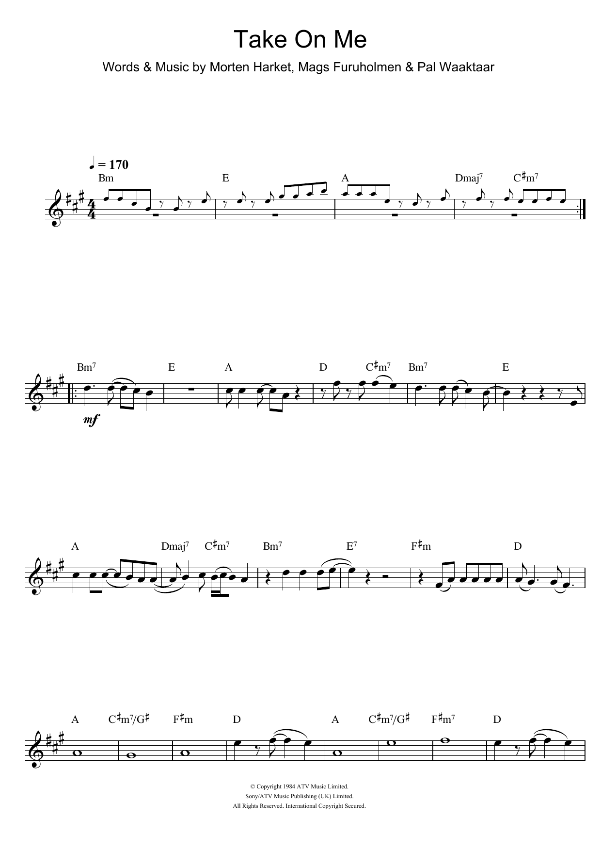 Take On Me