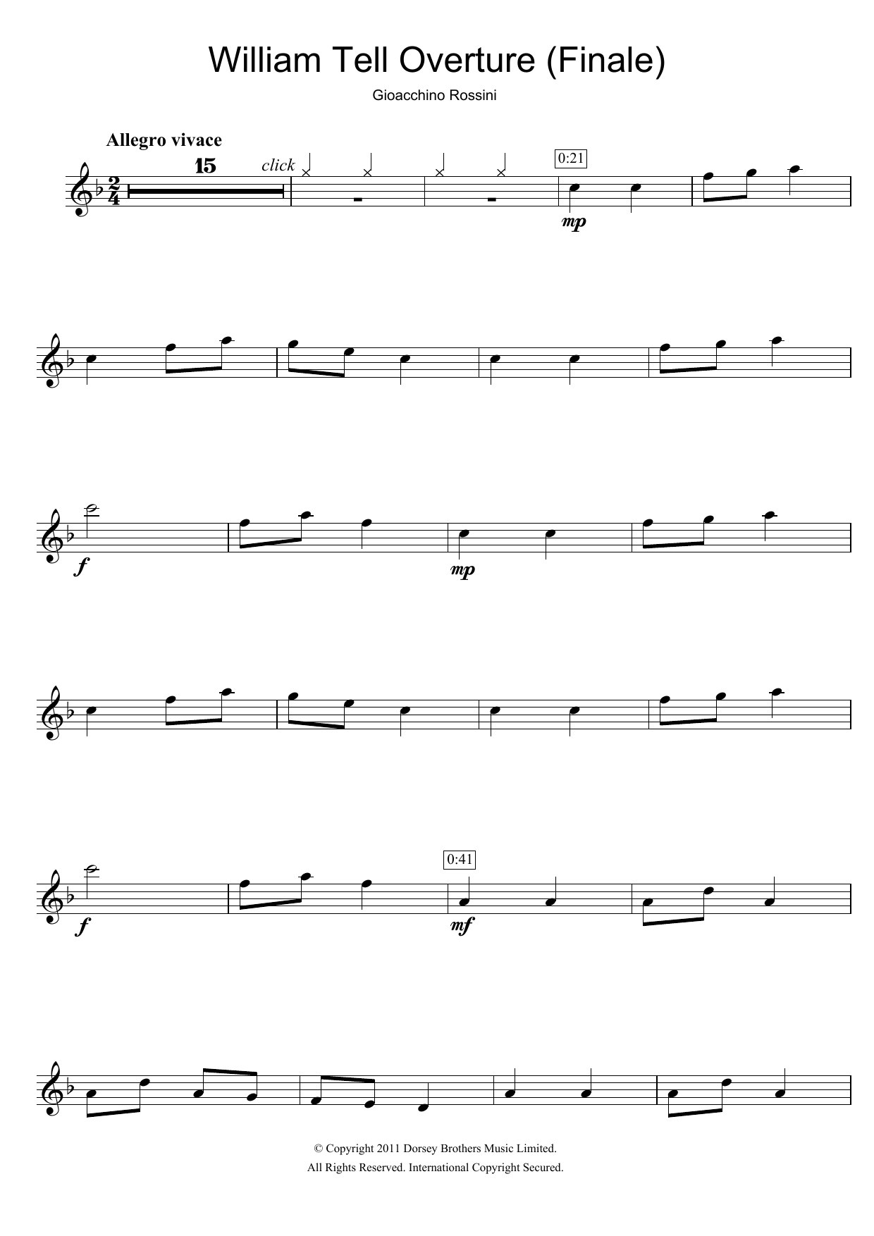 William Tell Overture (Finale) William Tell Overture (Finale)