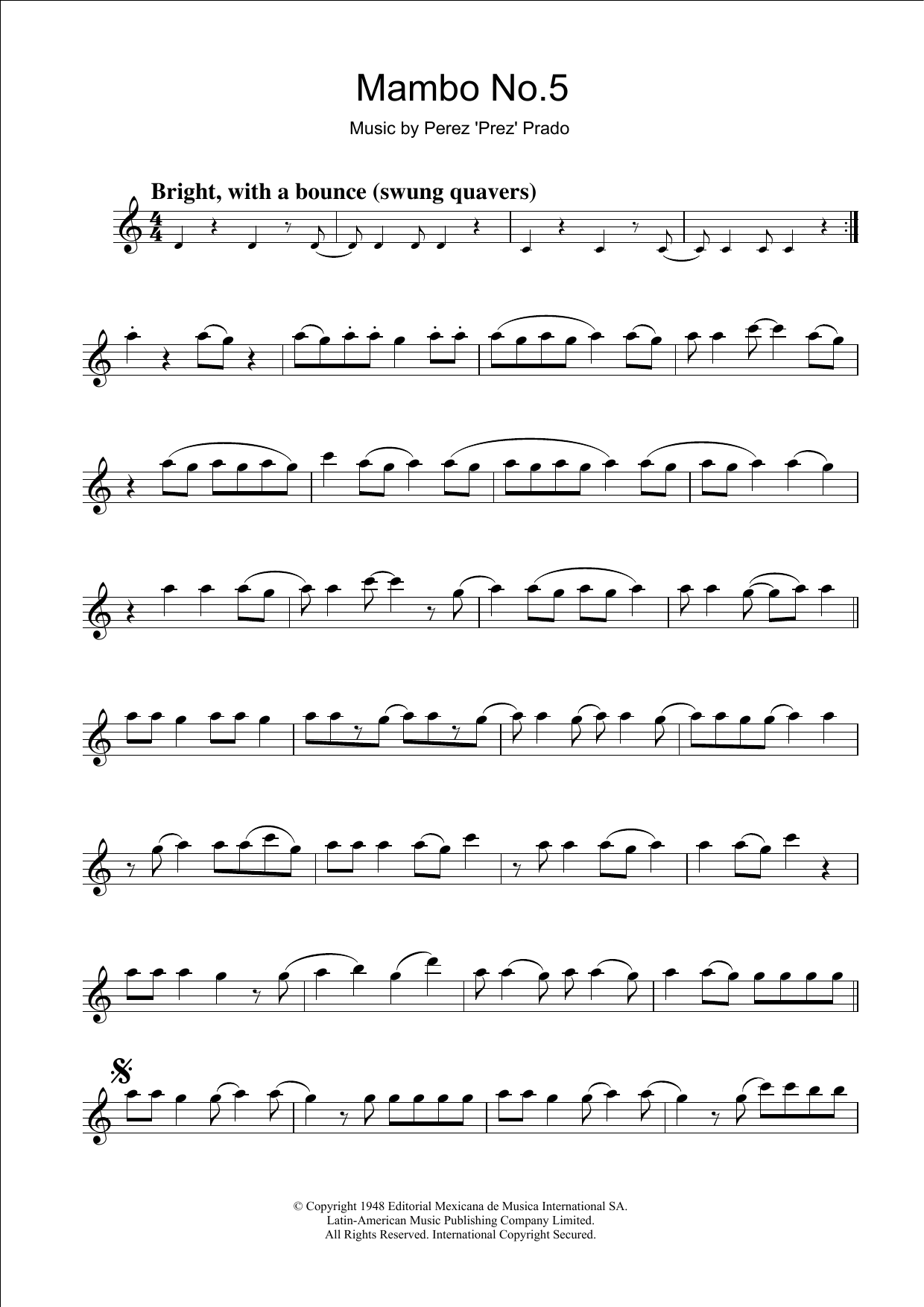 Mambo No. 5 Mambo No. 5