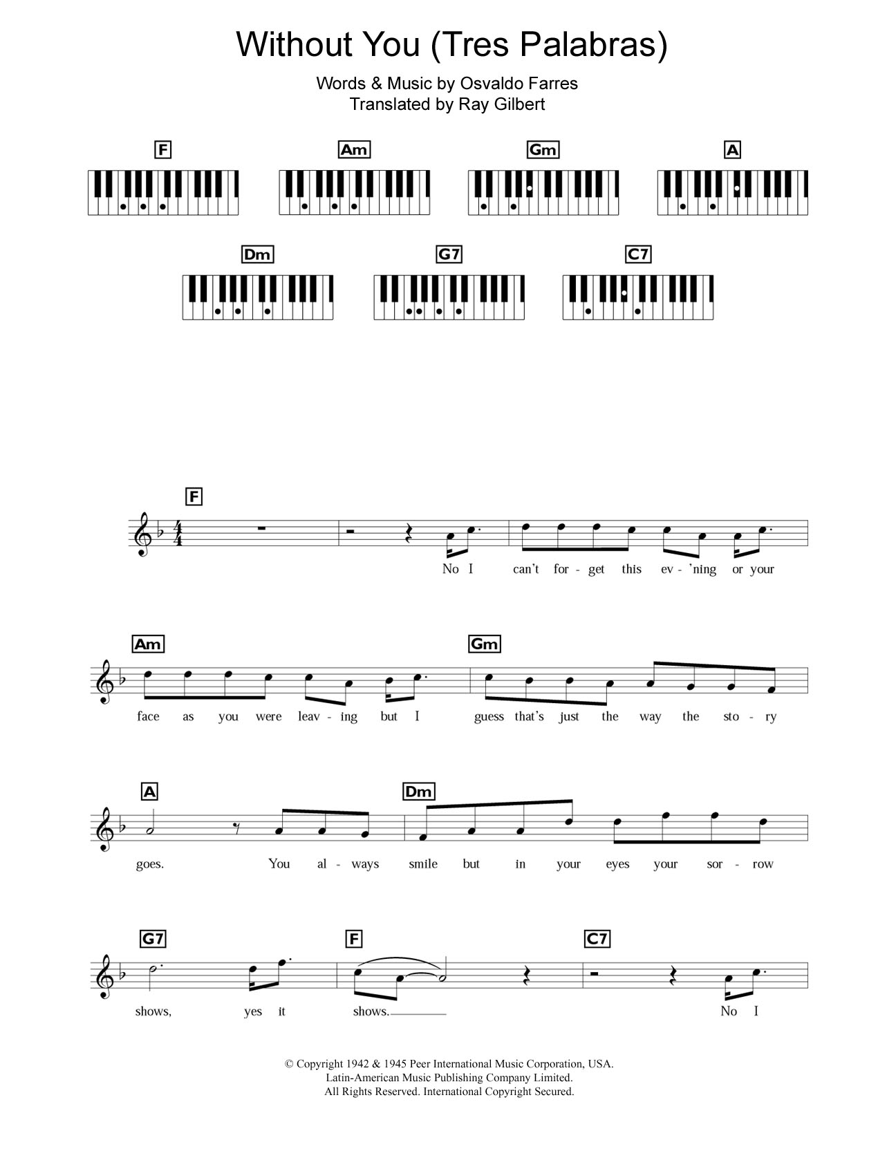 Without You (Tres Palabras) Without You (Tres Palabras)