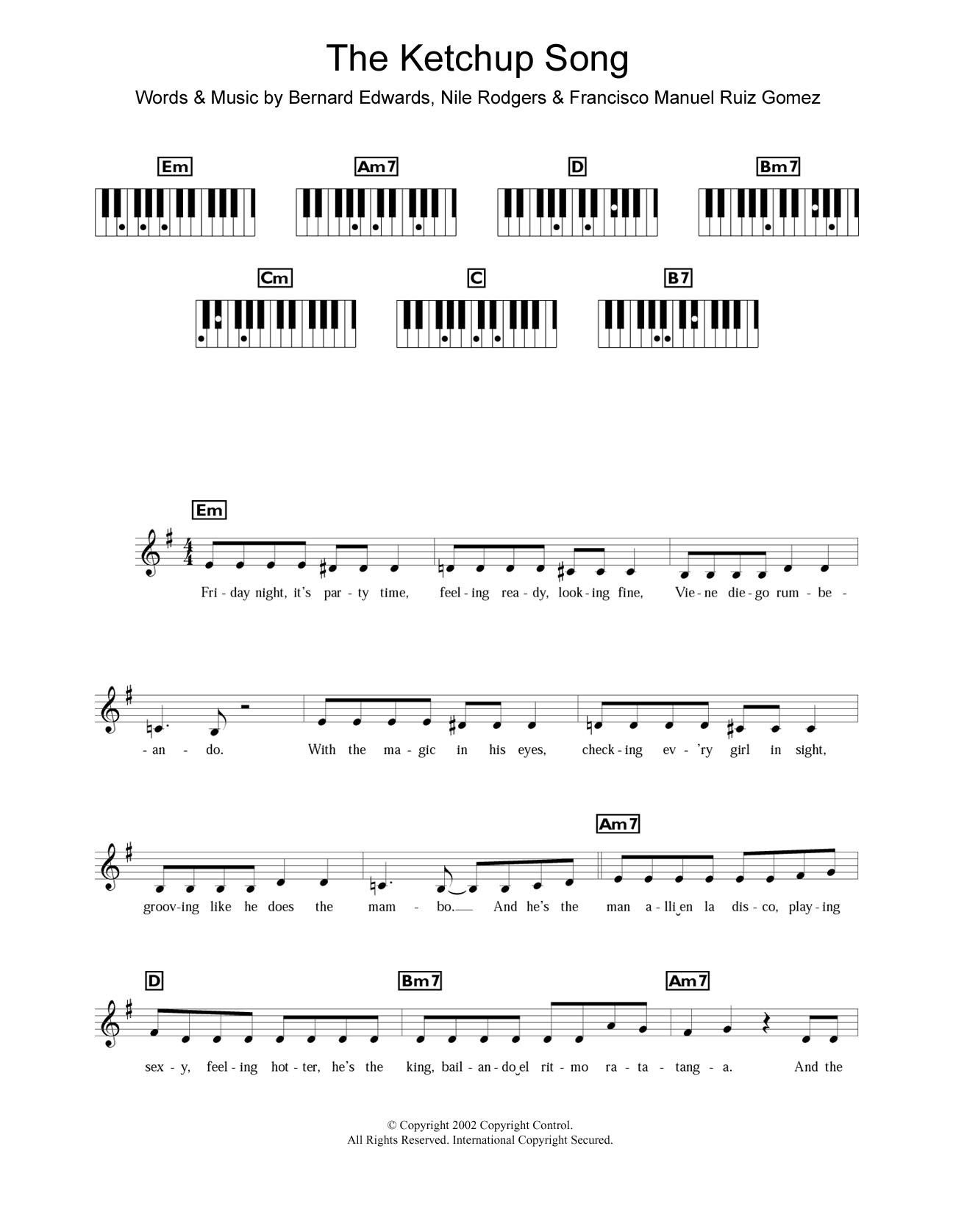 The Ketchup Song (Asereje) The Ketchup Song (Asereje)