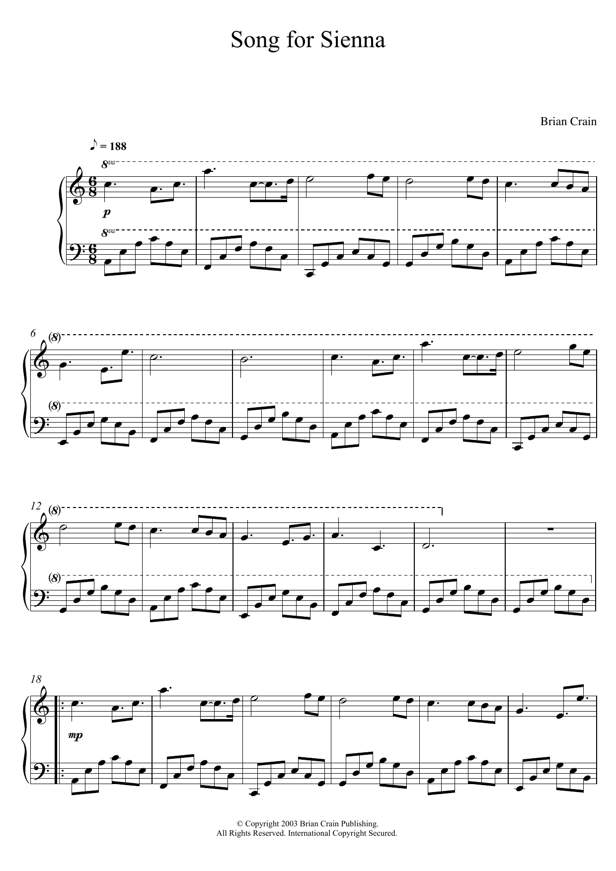 Song For Sienna Song For Sienna