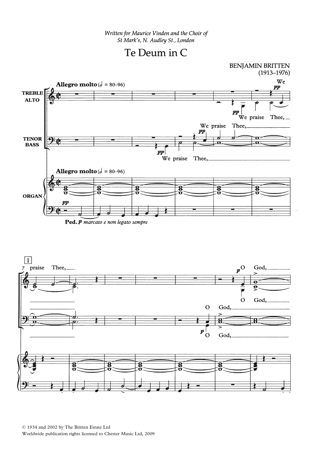 Te Deum In C Te Deum In C