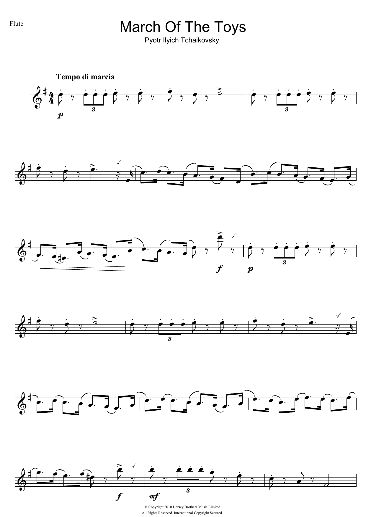 March Of The Toys (from The Nutcracker Suite) March Of The Toys (from The Nutcracker Suite)