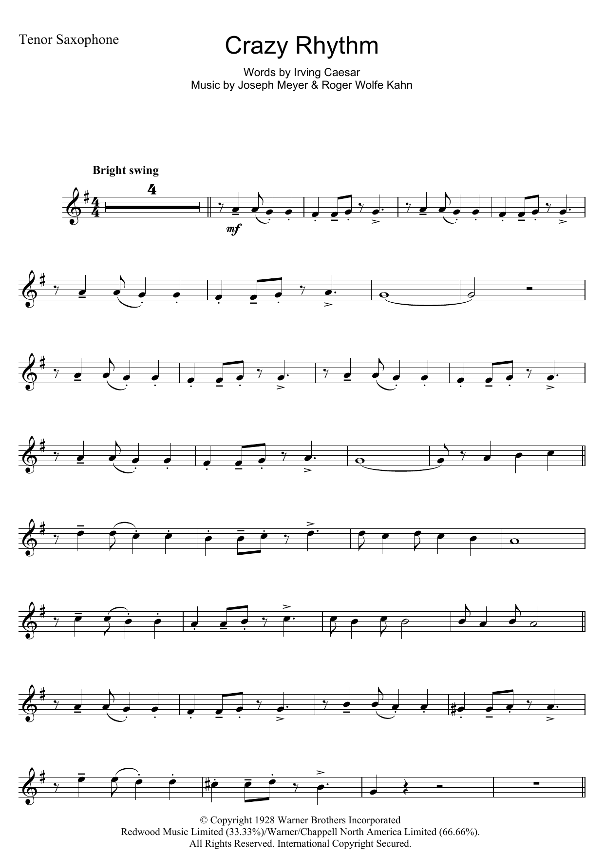 Crazy Rhythm Crazy Rhythm