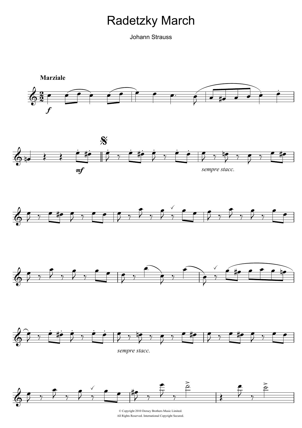 Radetzky March Op. 228 Radetzky March Op. 228