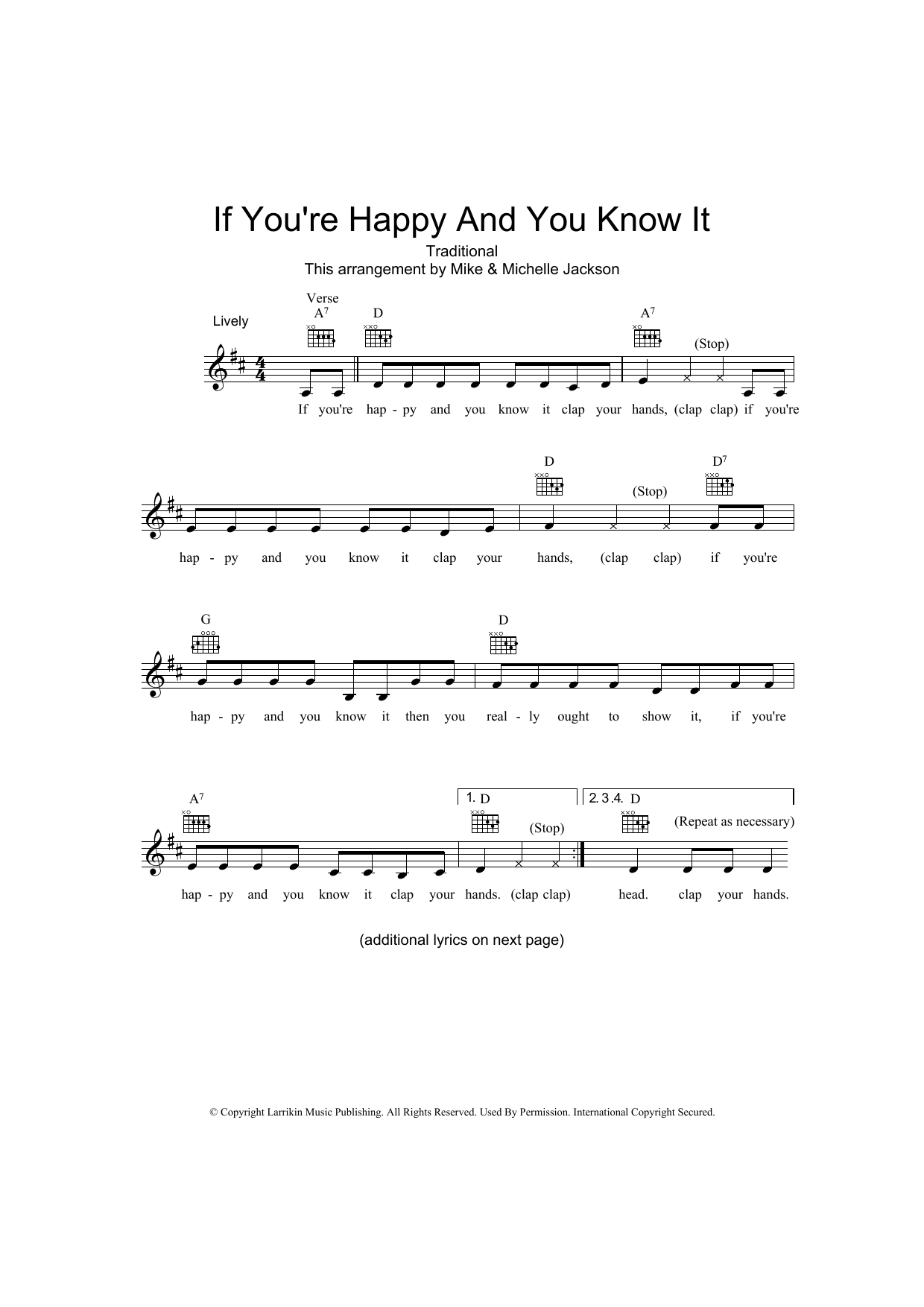 If You’re Happy And You Know It If You’re Happy And You Know It