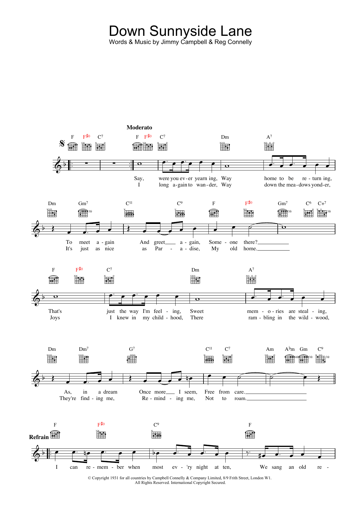 Down Sunnyside Lane Down Sunnyside Lane