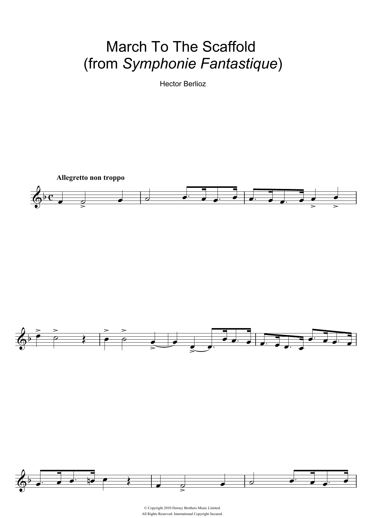 Symphonie Fantastique (4th Movement: March To The Scaffold) Symphonie Fantastique (4th Movement: March To The Scaffold)