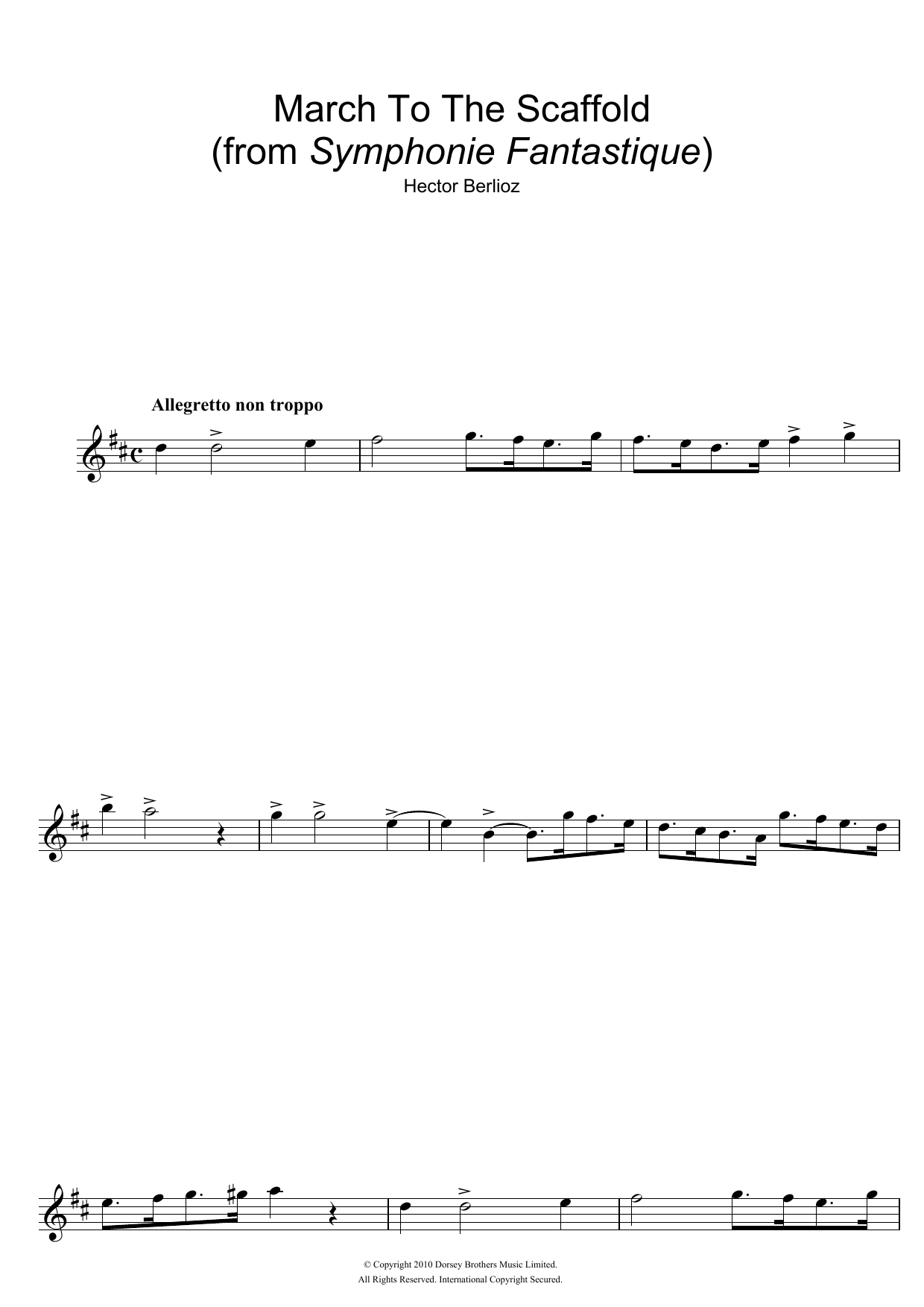 Symphonie Fantastique (4th Movement: March To The Scaffold) Symphonie Fantastique (4th Movement: March To The Scaffold)