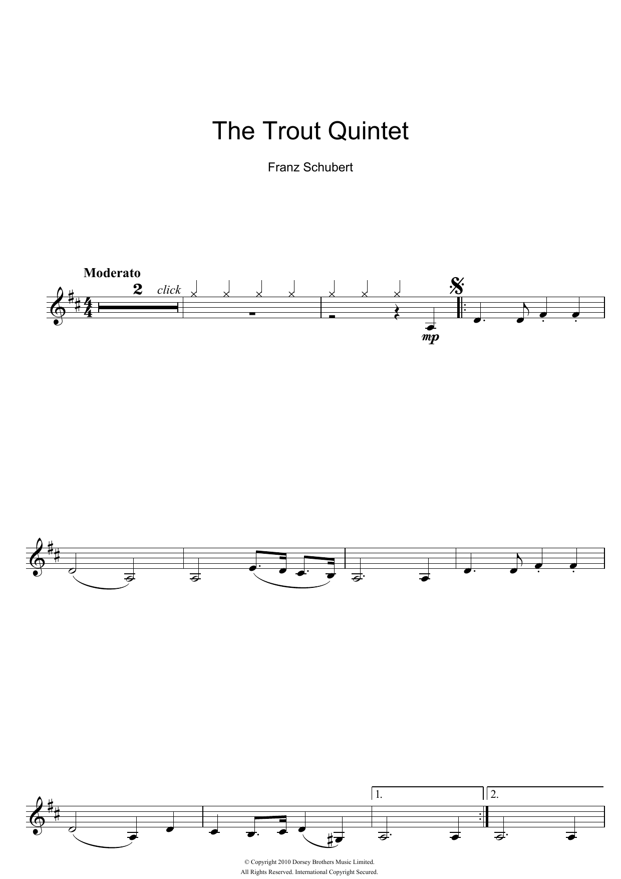 Theme From The Trout Quintet (Die Forelle) Theme From The Trout Quintet (Die Forelle)