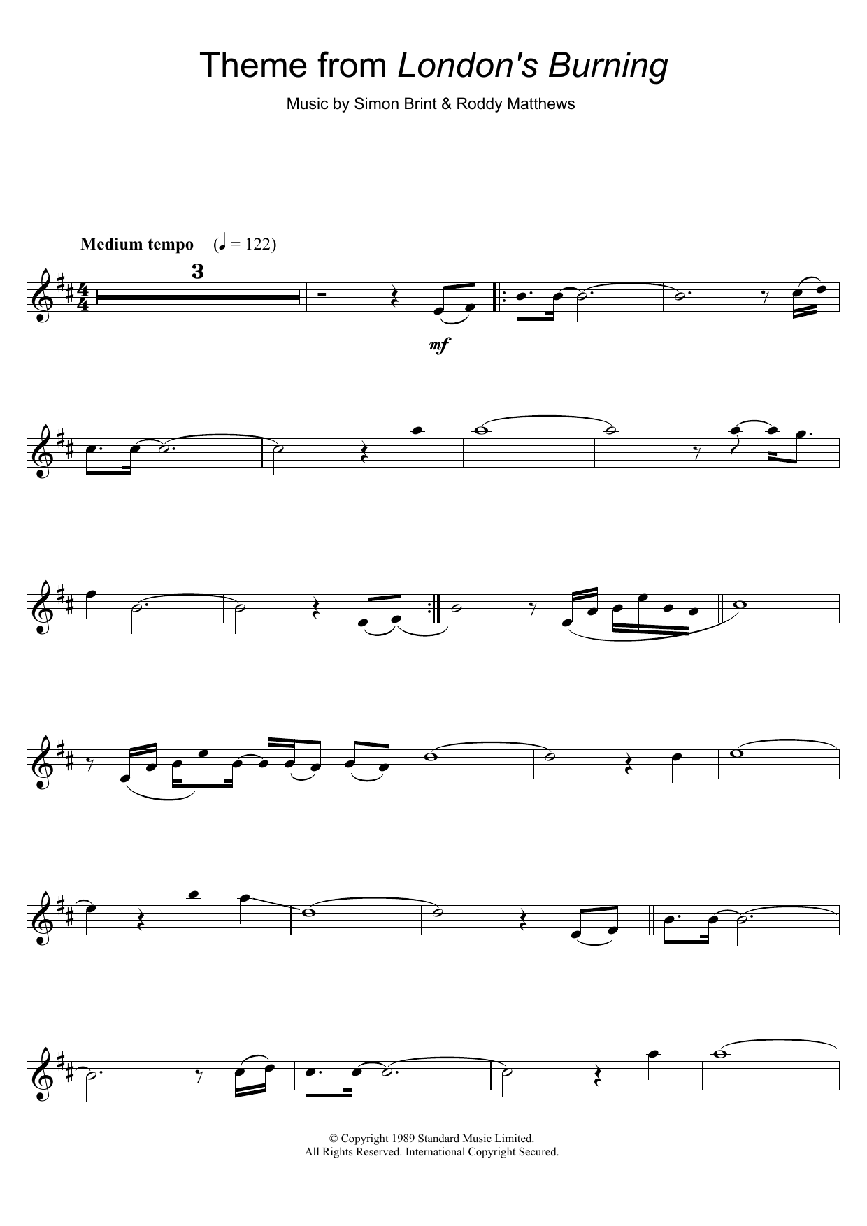 Theme from London’s Burning Theme from London’s Burning