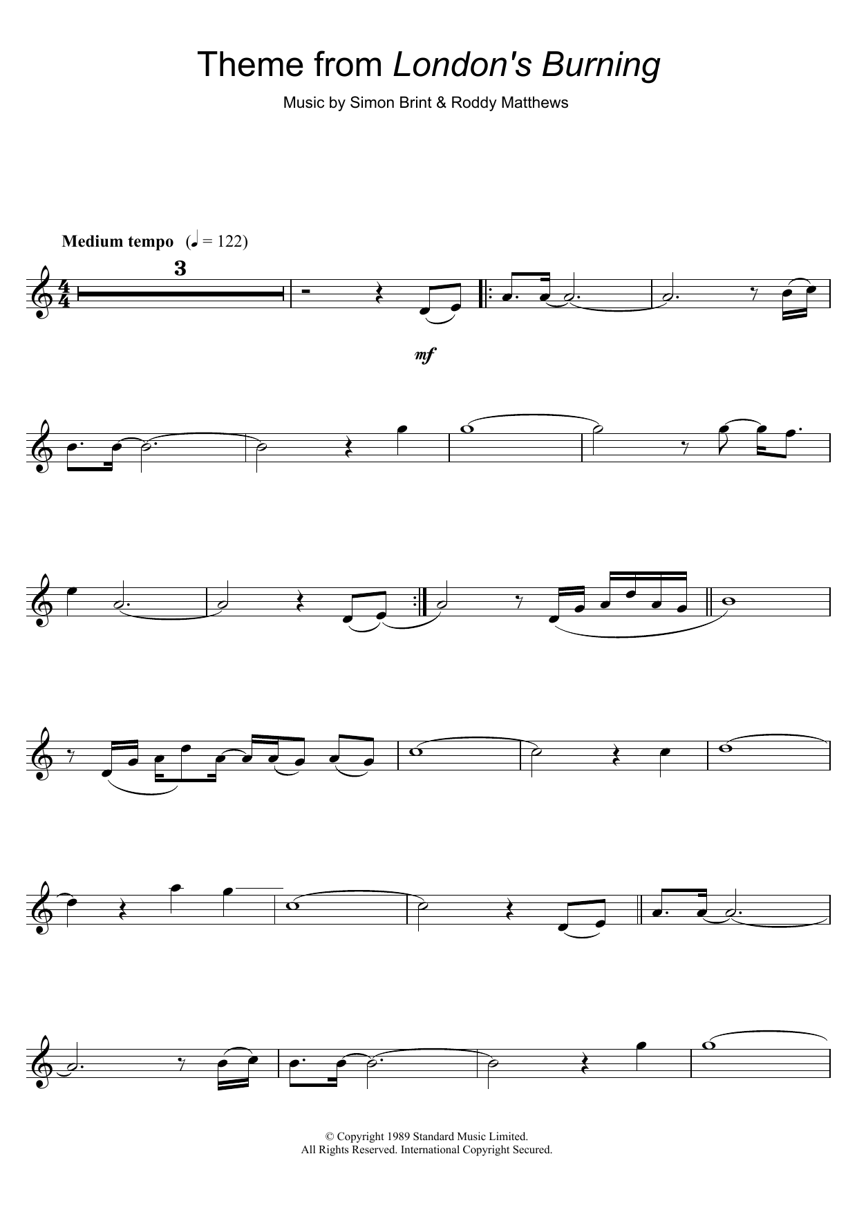 Theme from London’s Burning Theme from London’s Burning