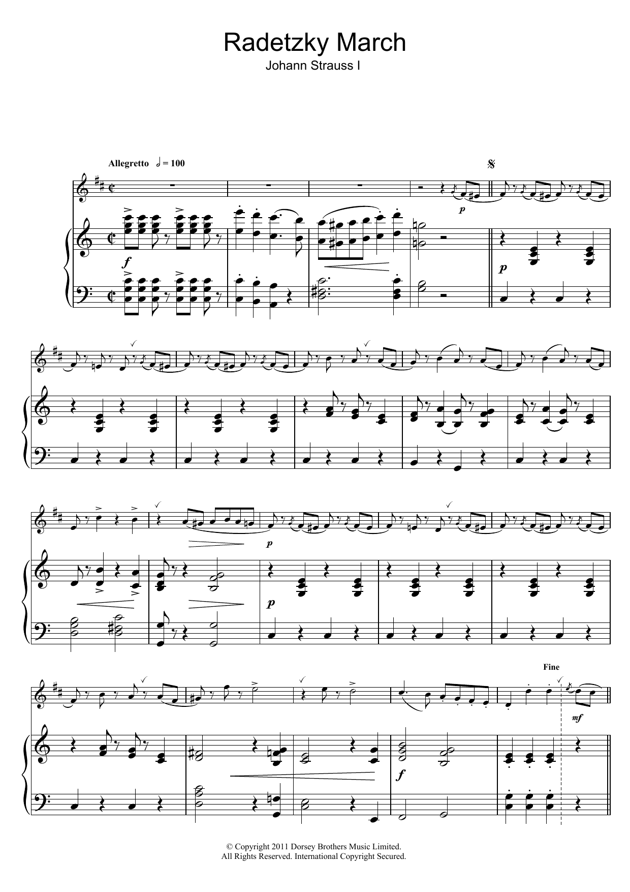 Radetzky March Op. 228 Radetzky March Op. 228
