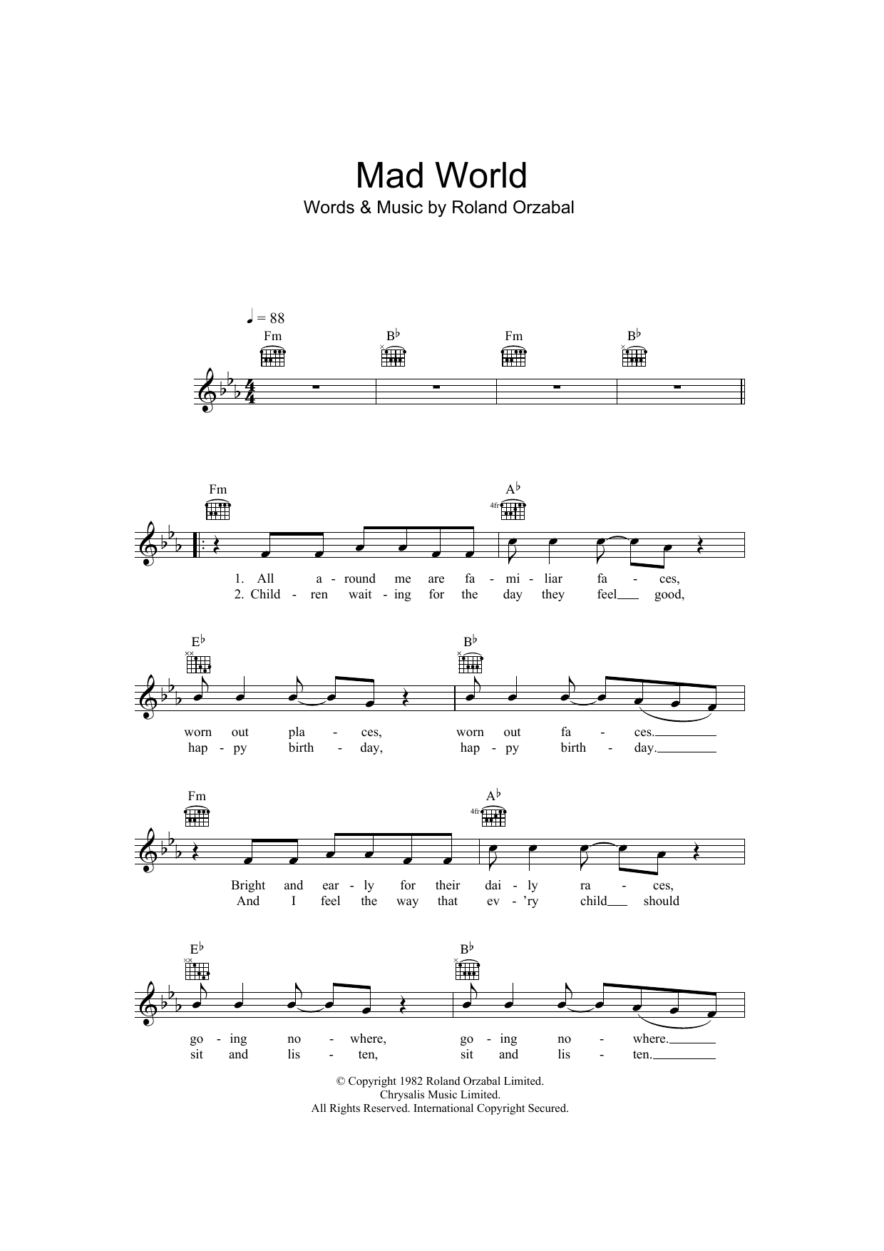 Mad World (from Donnie Darko) Mad World (from Donnie Darko)