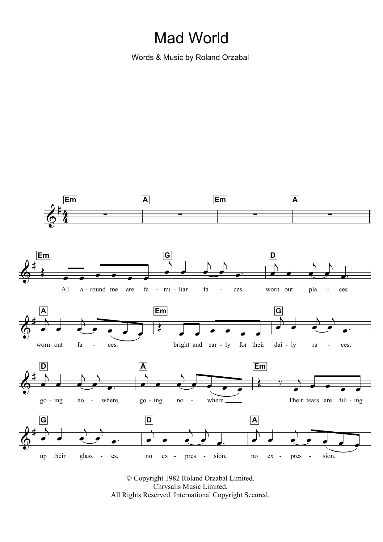 Mad World (from Donnie Darko) Mad World (from Donnie Darko)