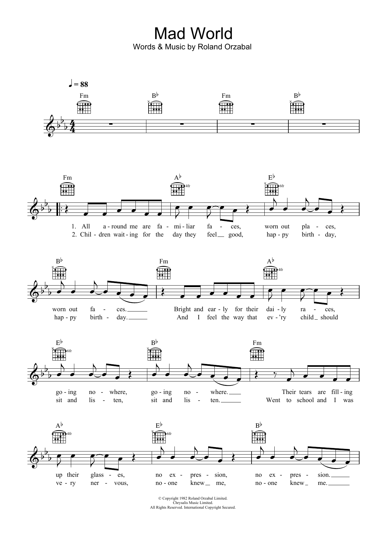 Mad World (from Donnie Darko) Mad World (from Donnie Darko)