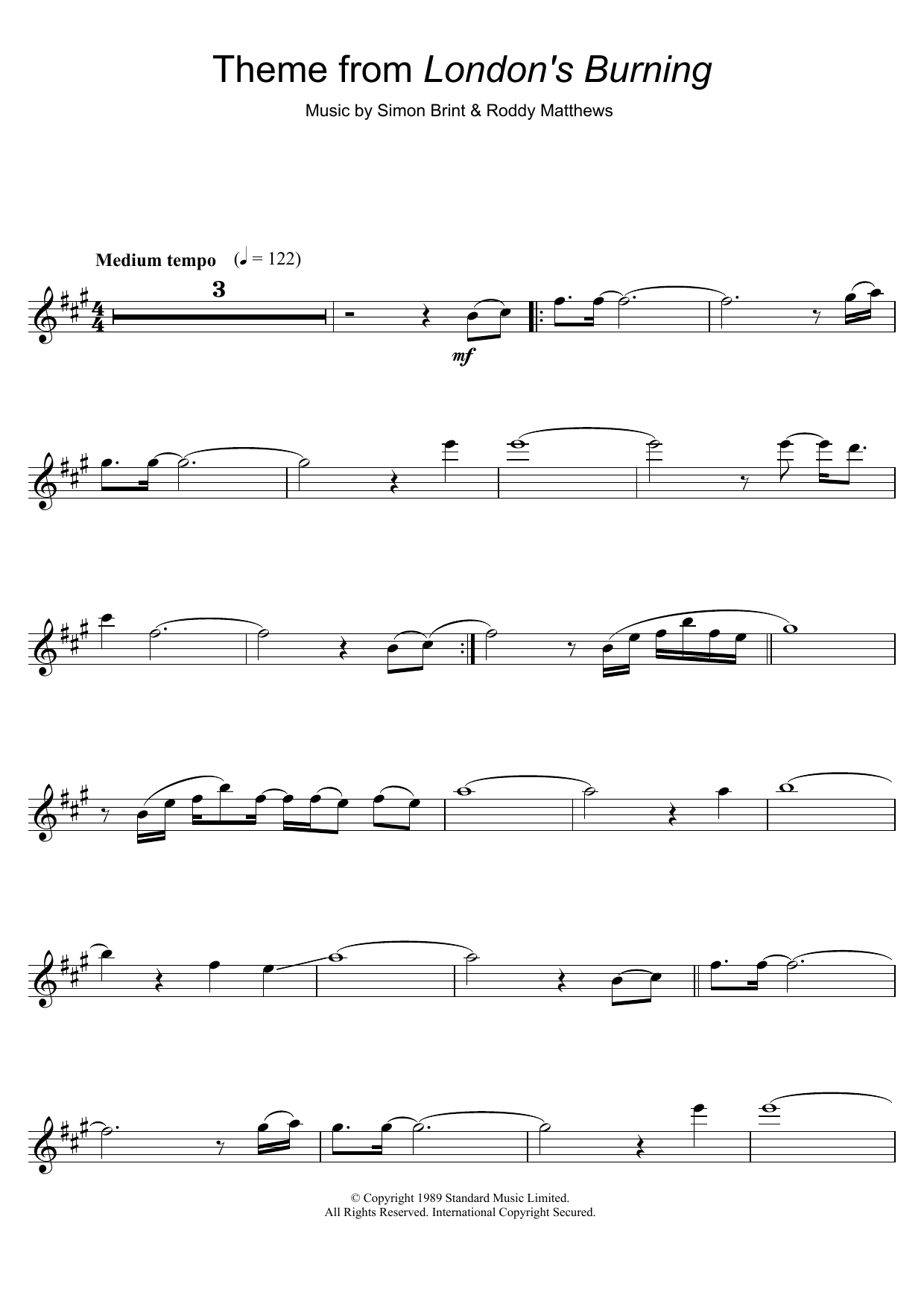 Theme from London’s Burning Theme from London’s Burning