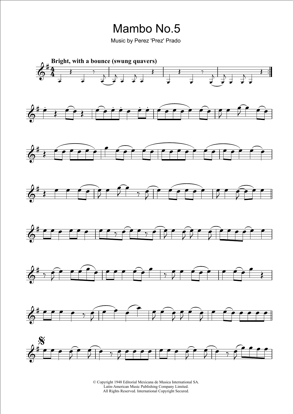 Mambo No. 5 Mambo No. 5