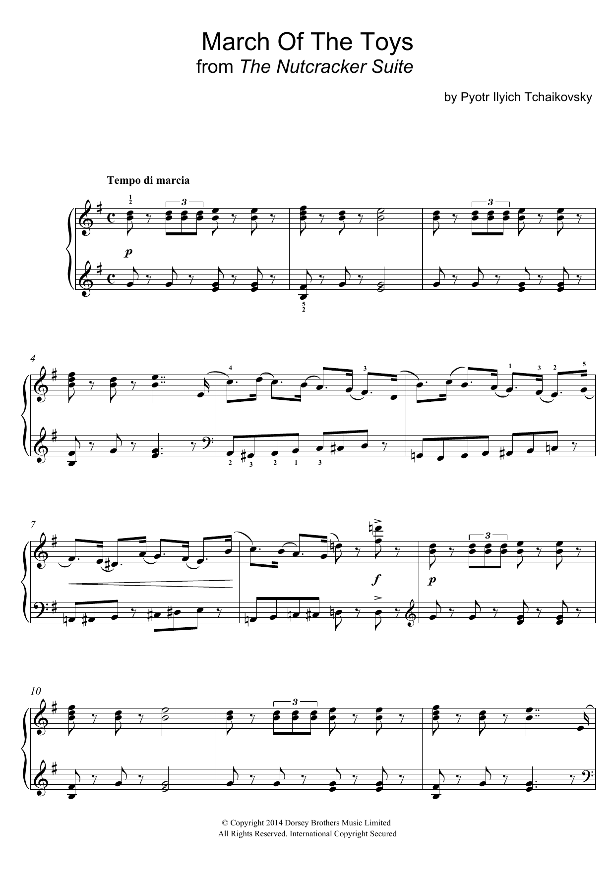 March Of The Toys (from The Nutcracker Suite) March Of The Toys (from The Nutcracker Suite)