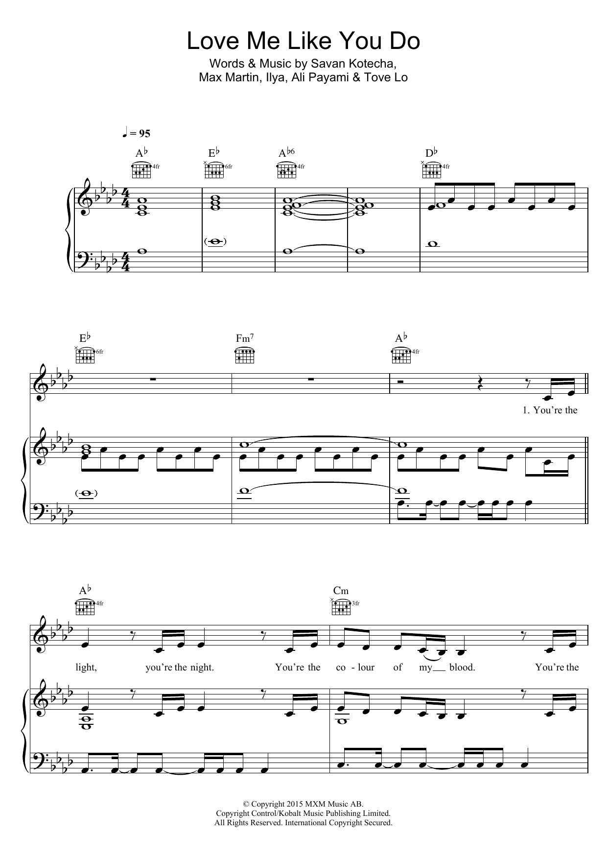 Love Me Like You Do (from ‘Fifty Shades Of Grey’) Love Me Like You Do (from ‘Fifty Shades Of Grey’)
