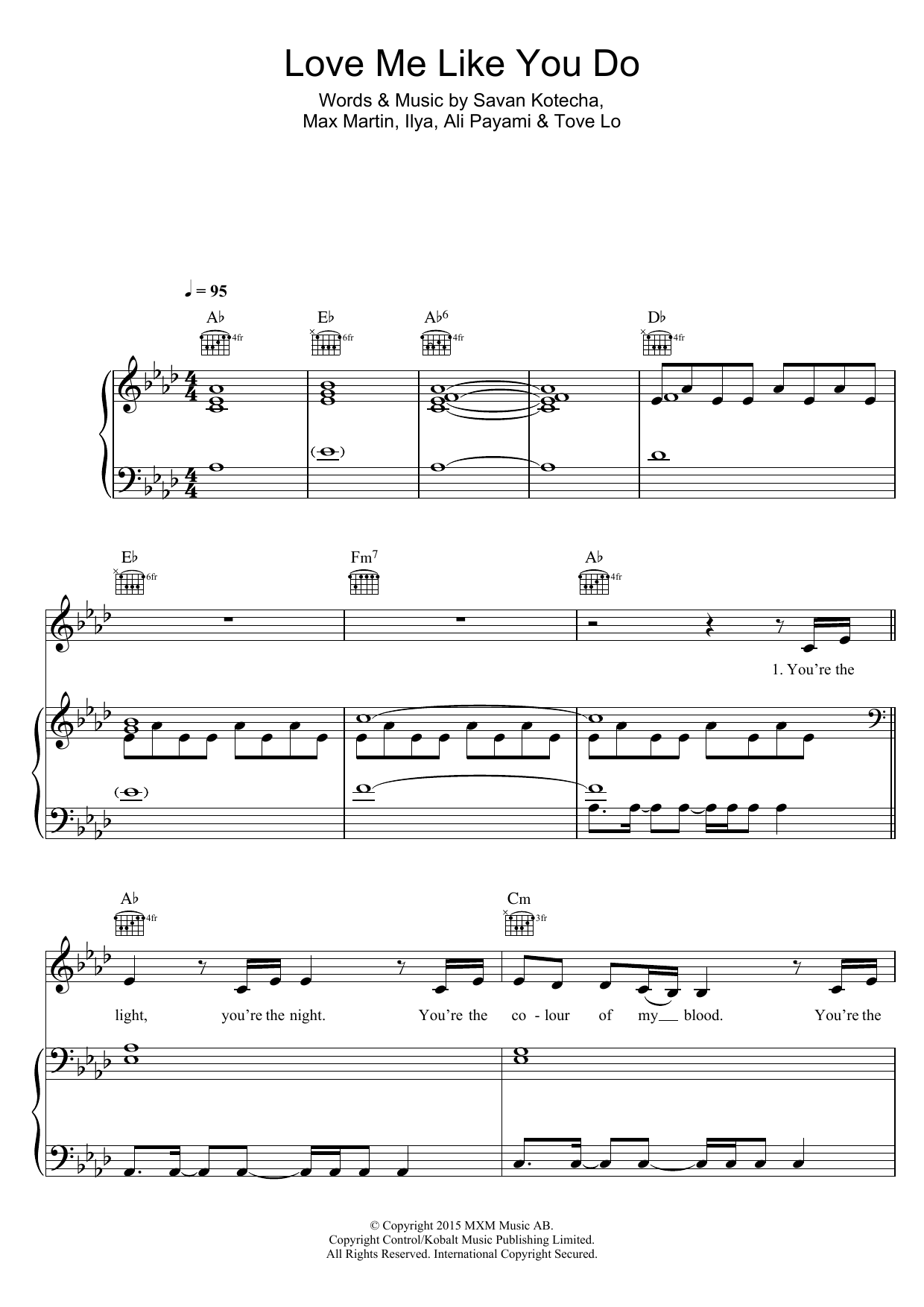 Love Me Like You Do (from ‘Fifty Shades Of Grey’) Love Me Like You Do (from ‘Fifty Shades Of Grey’)