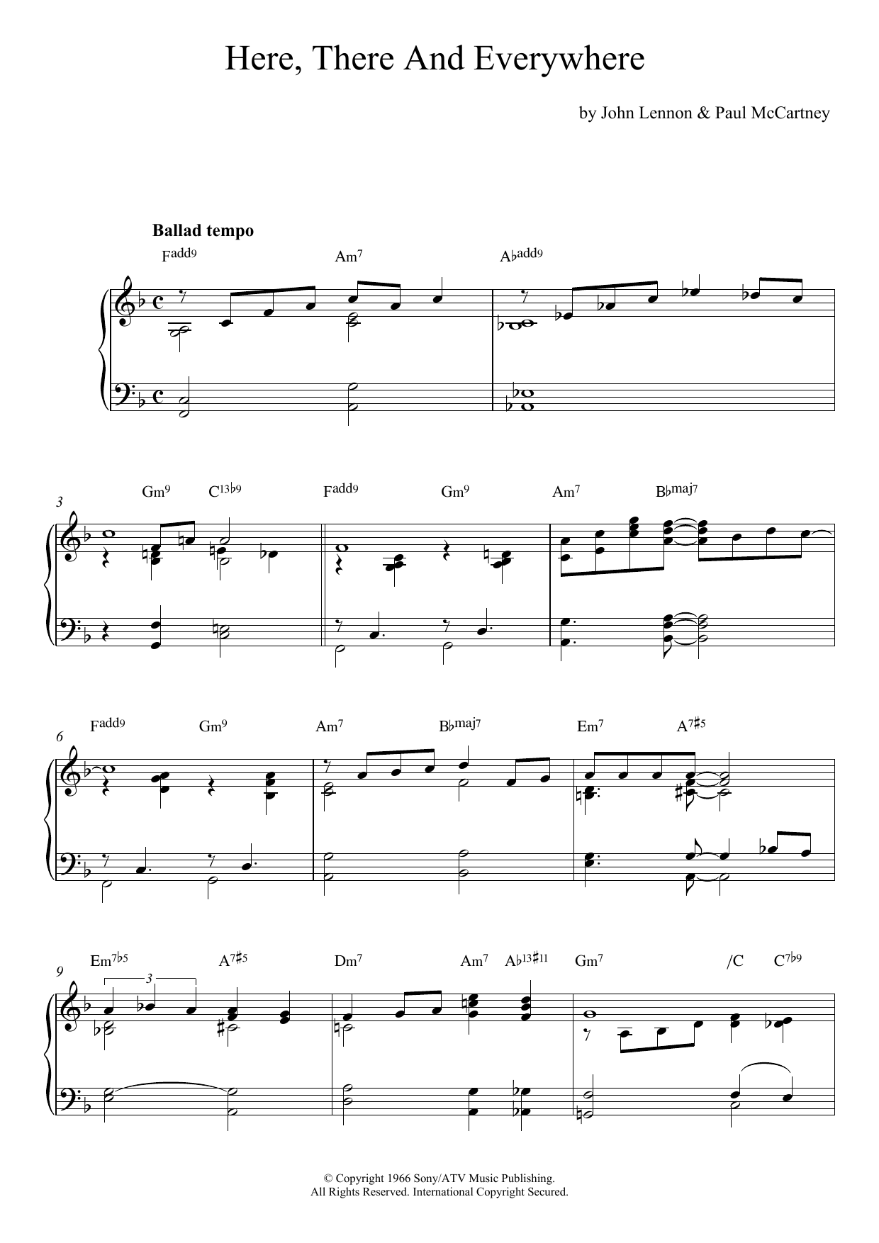 Here, There And Everywhere (jazz version) Here, There And Everywhere (jazz version)