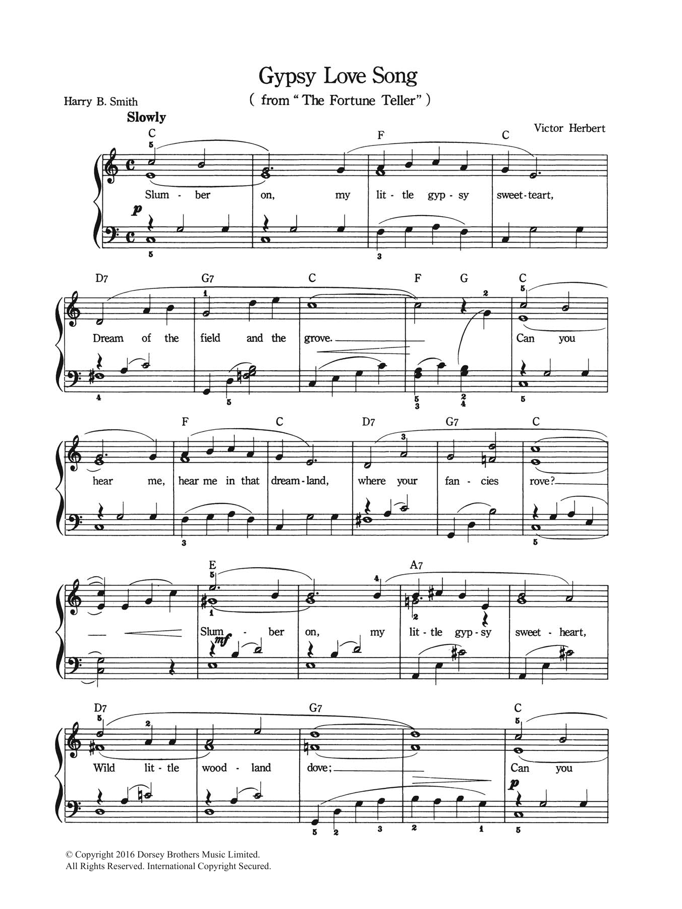 Gypsy Love Song Gypsy Love Song