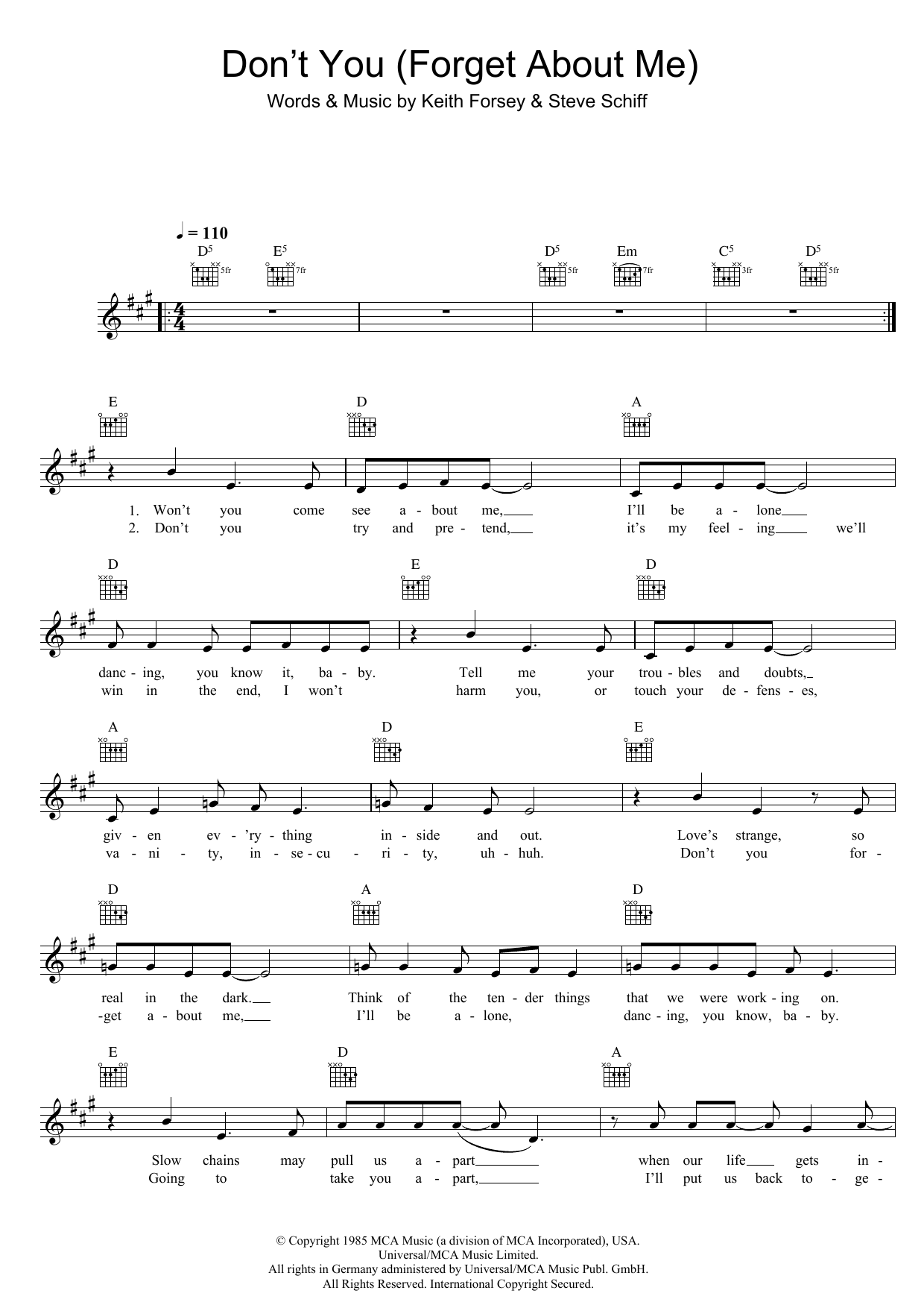 Don’t You (Forget About Me) Don’t You (Forget About Me)