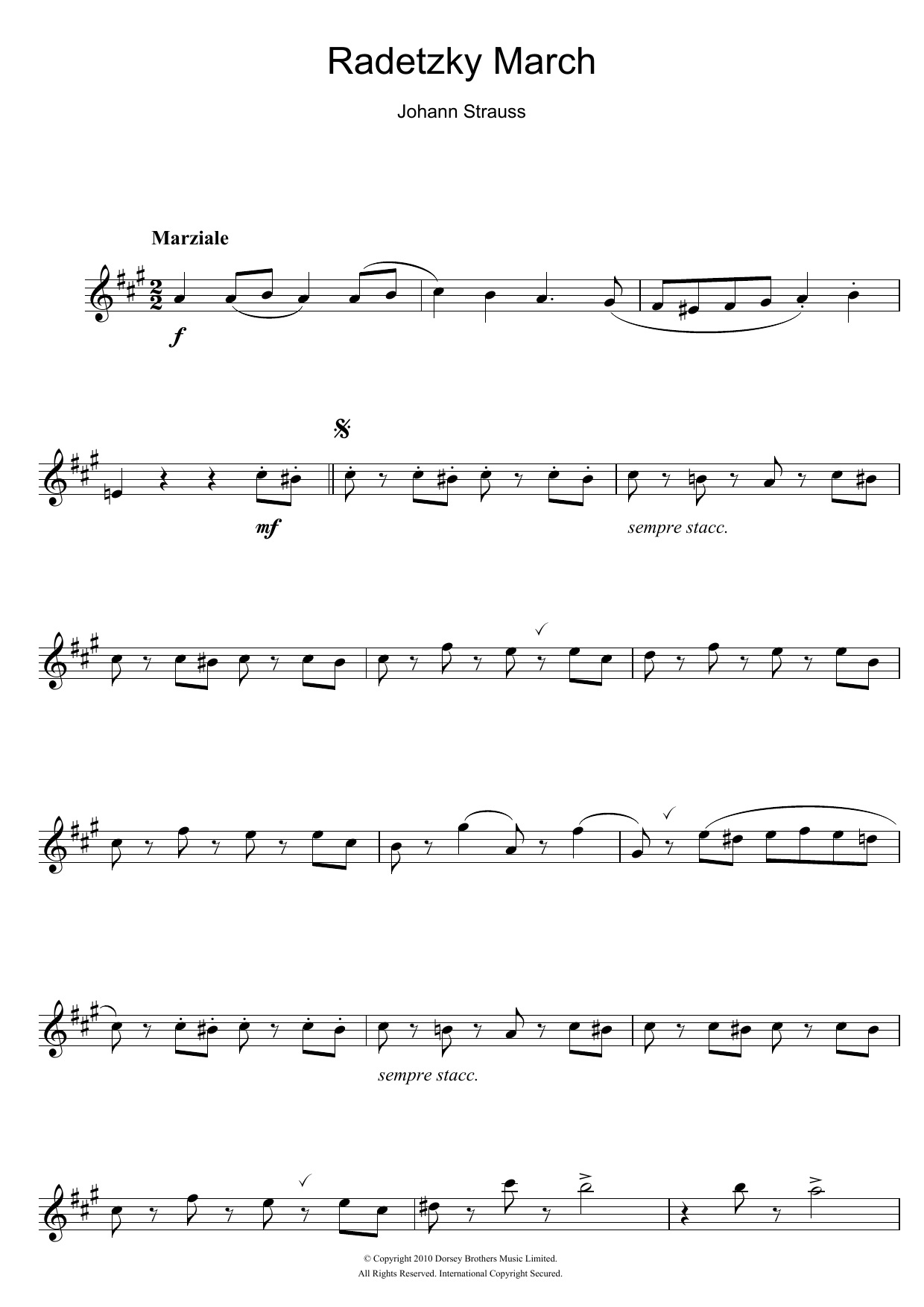 Radetzky March Op. 228 Radetzky March Op. 228