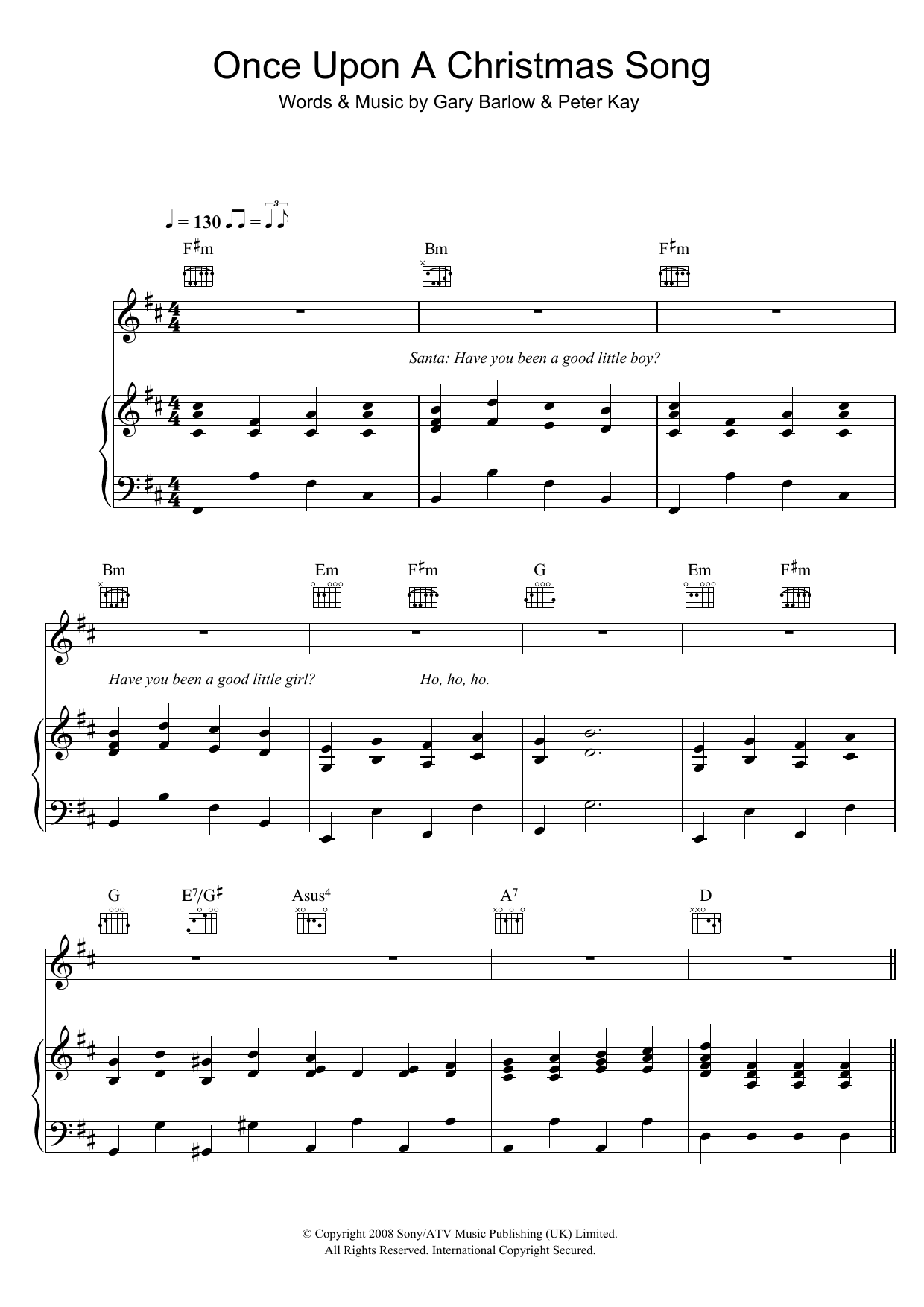Once Upon A Christmas Song Once Upon A Christmas Song