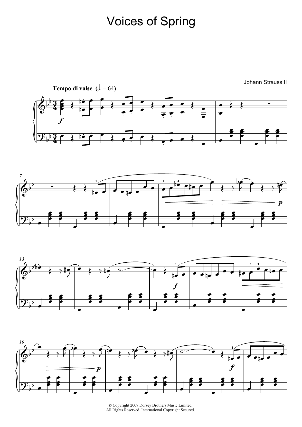 Waltz: Voices Of Spring Waltz: Voices Of Spring