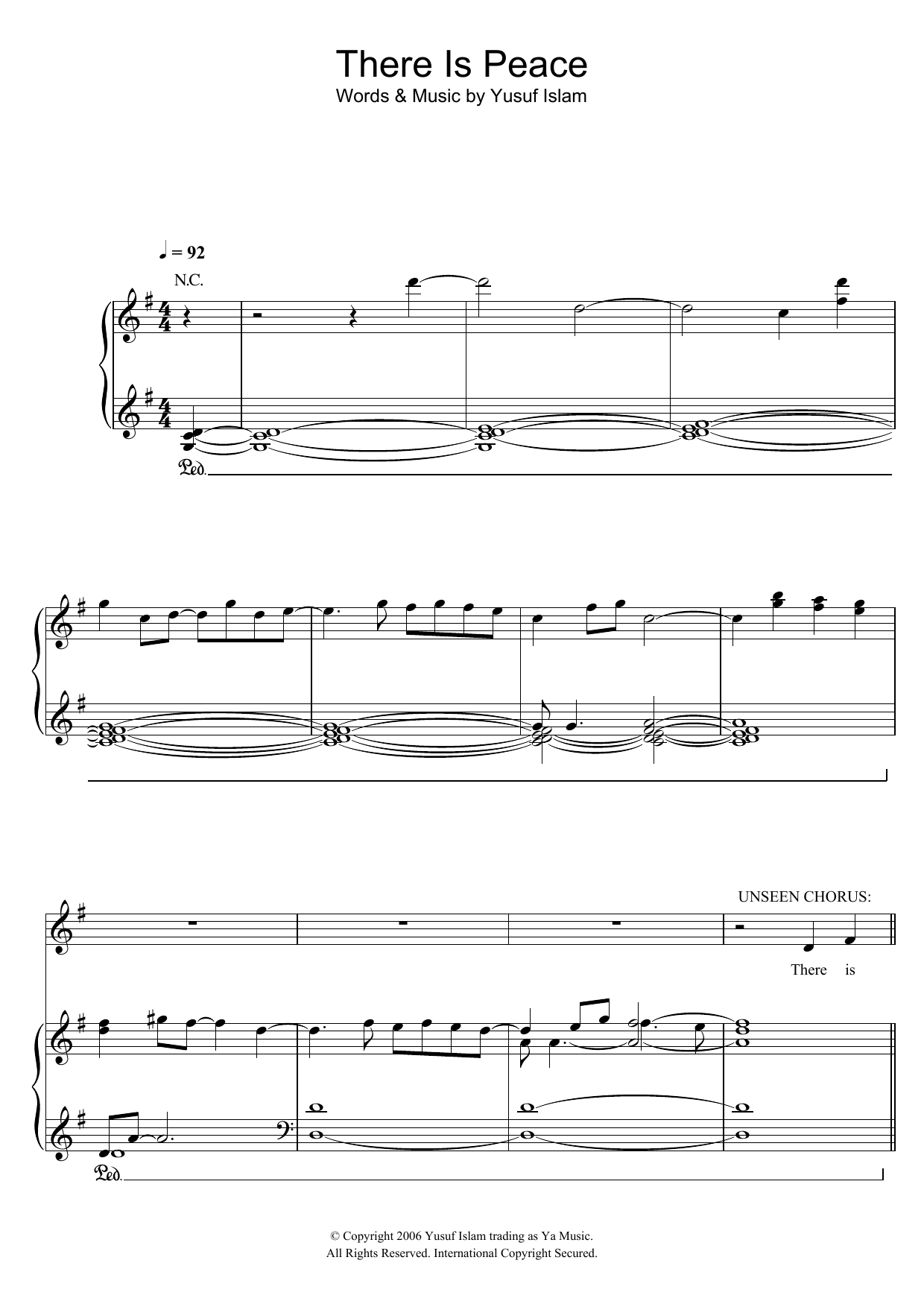 There Is Peace (from the musical ‘Moonshadow’) There Is Peace (from the musical ‘Moonshadow’)