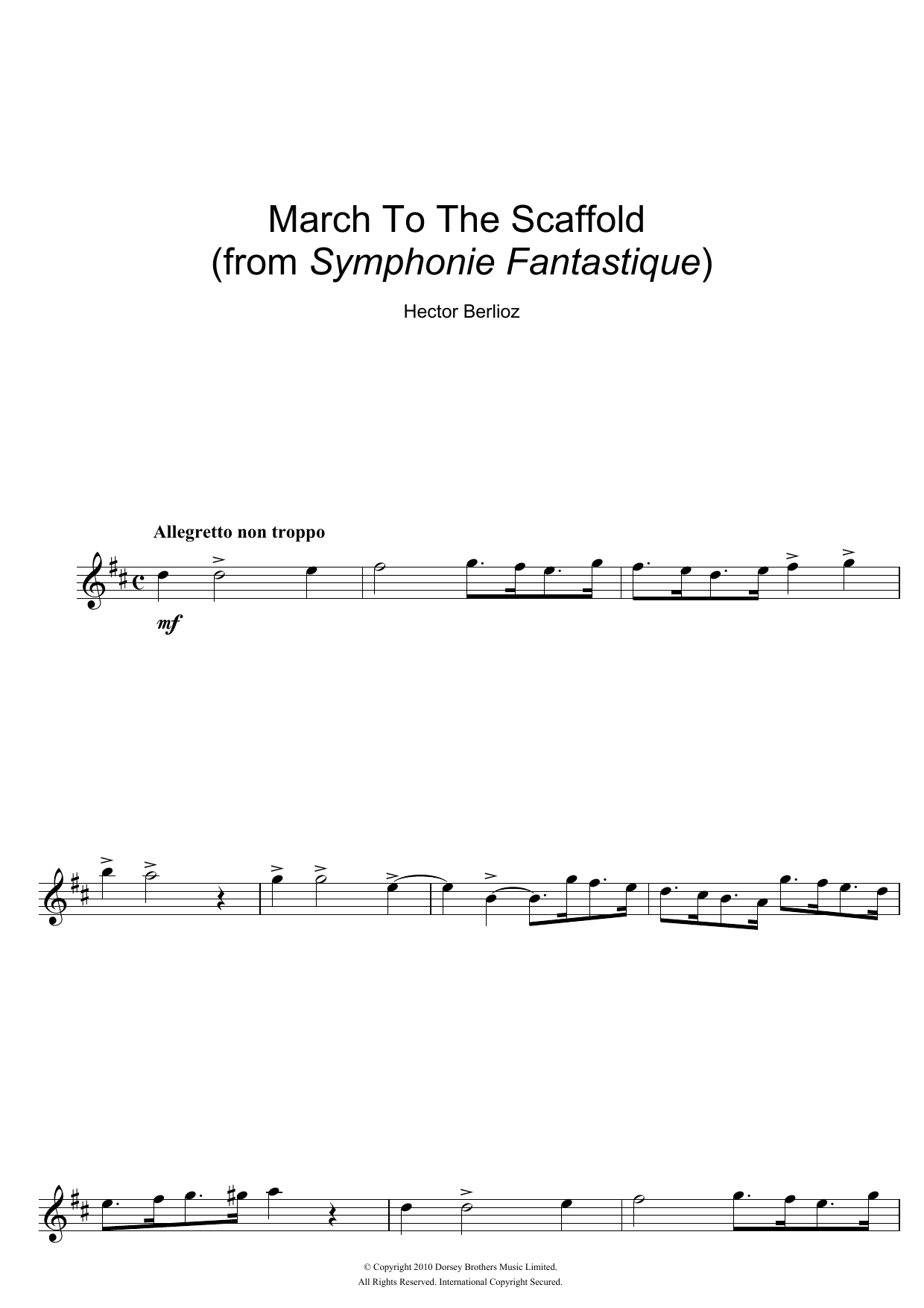 Symphonie Fantastique (4th Movement: March To The Scaffold) Symphonie Fantastique (4th Movement: March To The Scaffold)