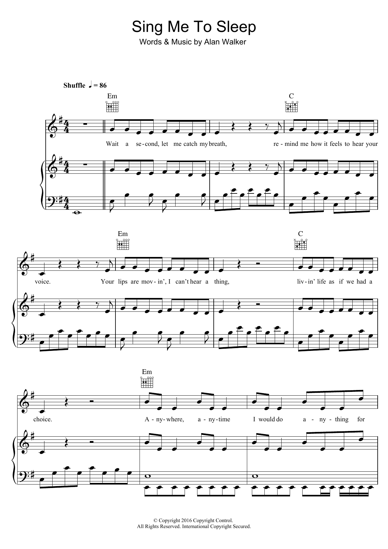 Sing Me To Sleep Sing Me To Sleep