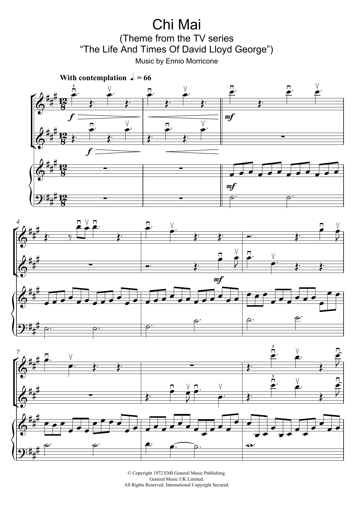 Chi Mai (Theme from the TV series “The Life And Times Of David Lloyd George”) Chi Mai (Theme from the TV series “The Life And Times Of David Lloyd George”)