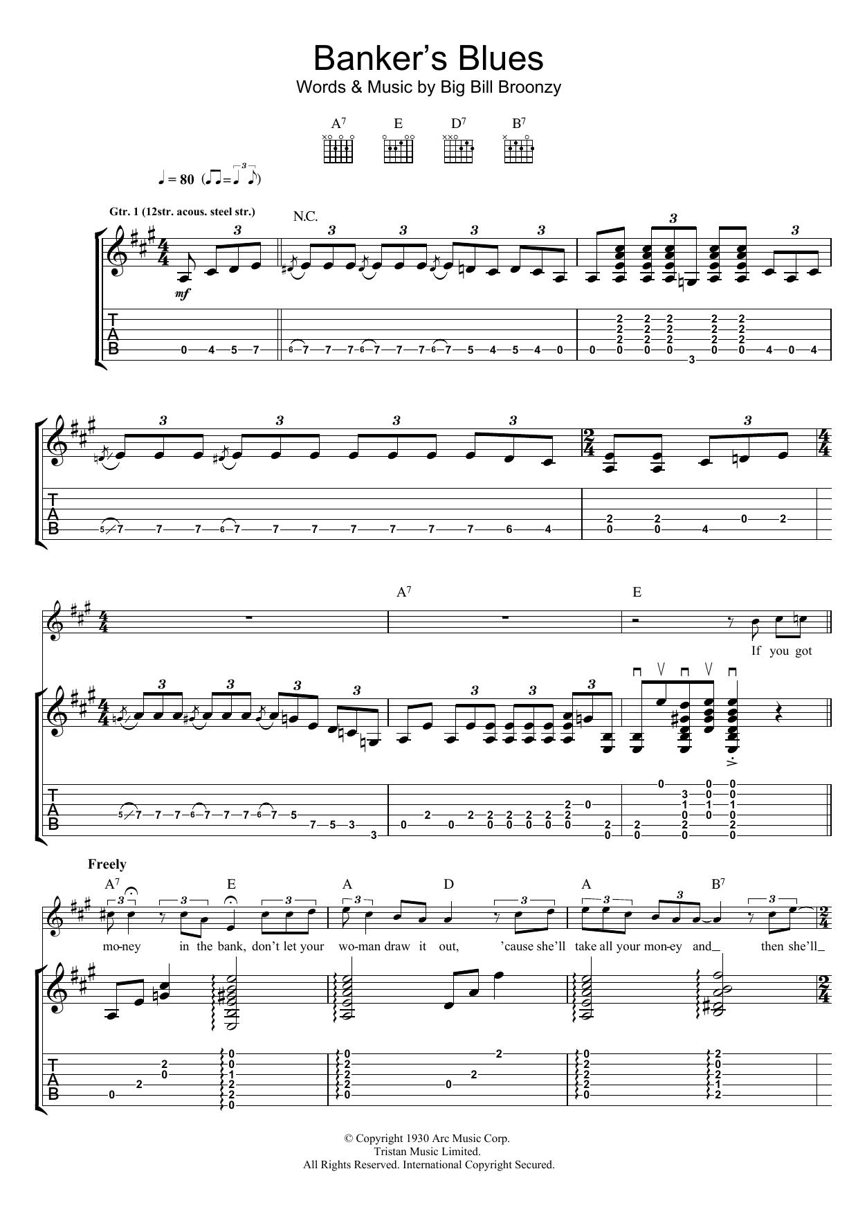 Banker’s Blues Banker’s Blues