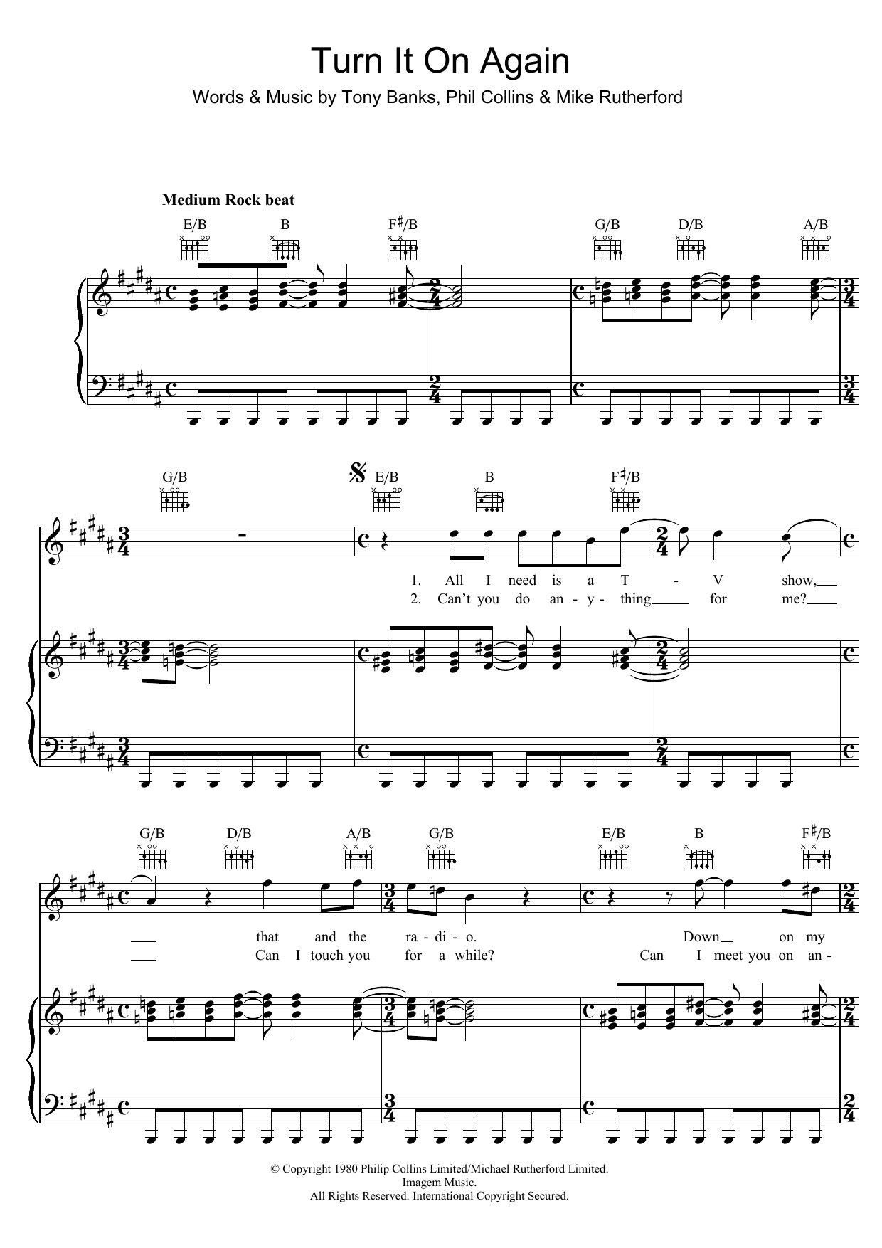 Turn It On Again Turn It On Again