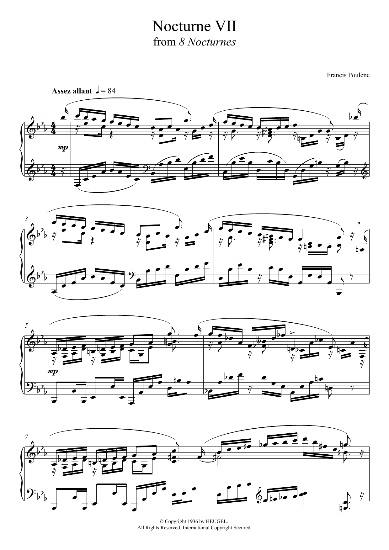 8 Nocturnes – VII. (Assez Allant) 8 Nocturnes – VII. (Assez Allant)