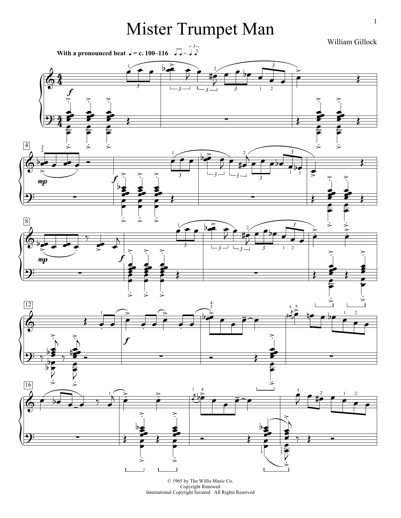 Mister Trumpet Man Mister Trumpet Man